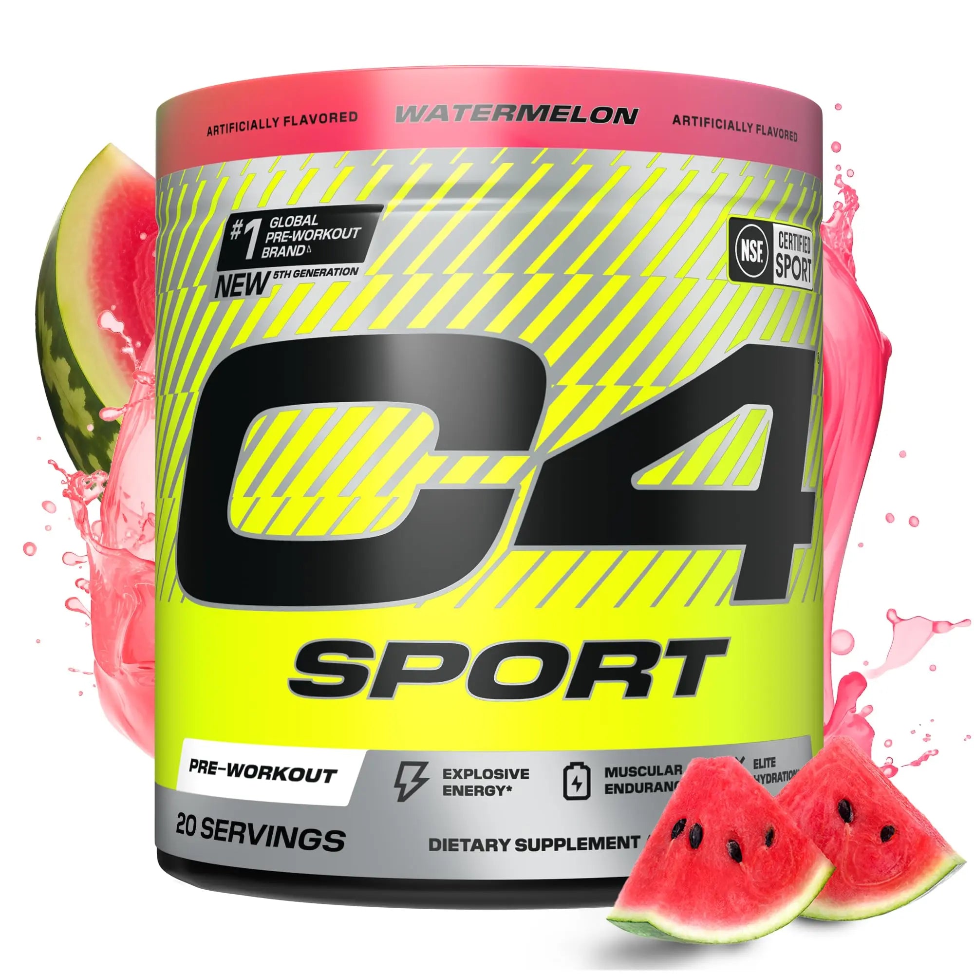 Cellucor C4 Sport Pre Workout Powder - NSF Certified for Sport - Elite Hydration - 200mg Caffeine + Creatine + Beta-Alanine C4 uk supplements
