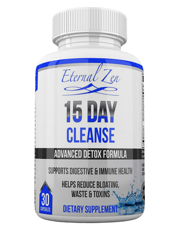 Eternal Zen 15 Day Colon Cleanser Detox with Extra Strength Herbs, Senna is a Fast Acting Eternal Zen uk supplements