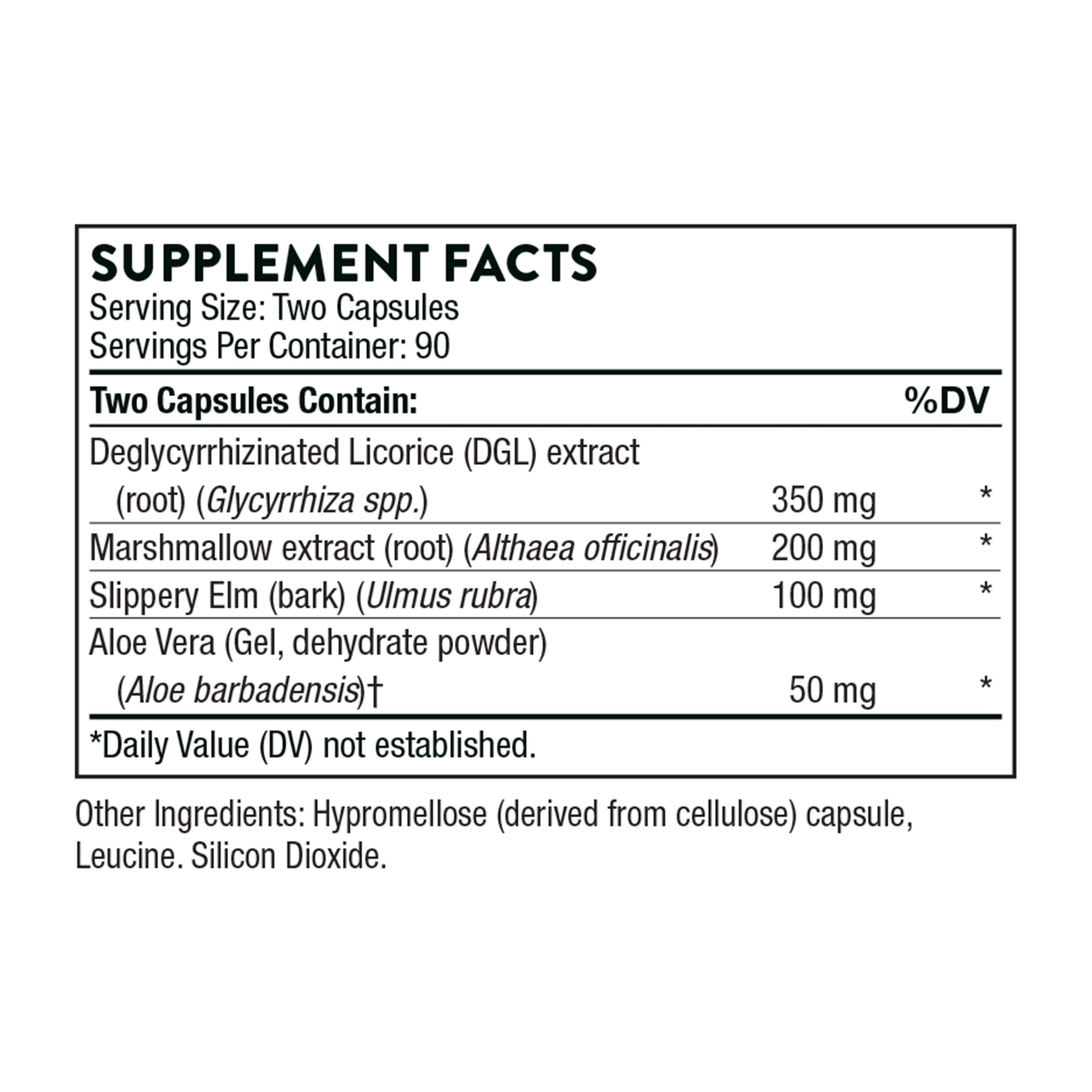 Thorne GI Relief - Digestion Supplement Supports Gut Health & Bloating Relief - Made with Marshmallow Root Extract & Digestive Enzymes - 180 Capsules - 90 Servings Thorne uk supplements