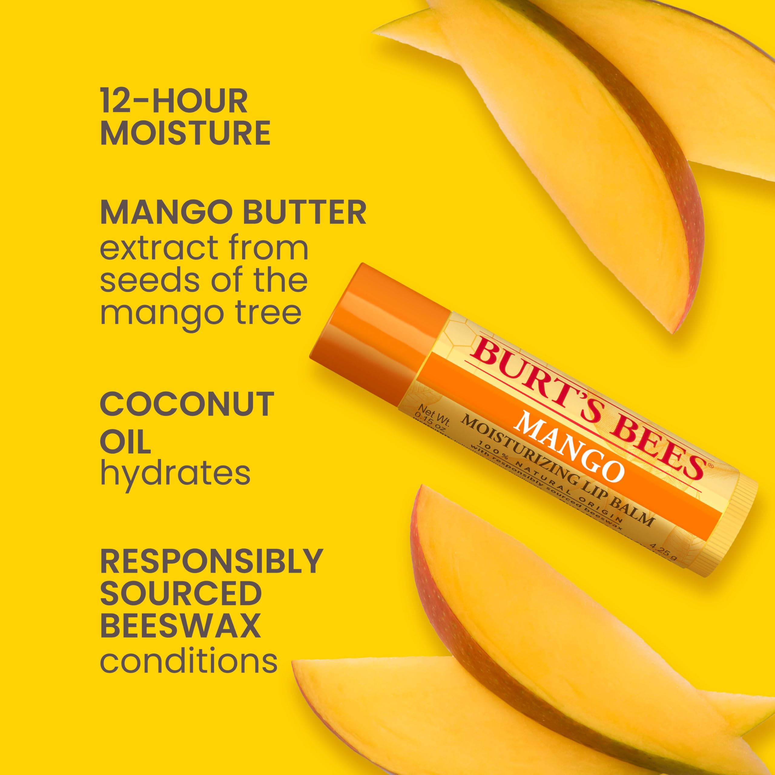 Burt's Bees 100% Natural Moisturizing Lip Balm (Superfruit) Burt's Bees uk supplements