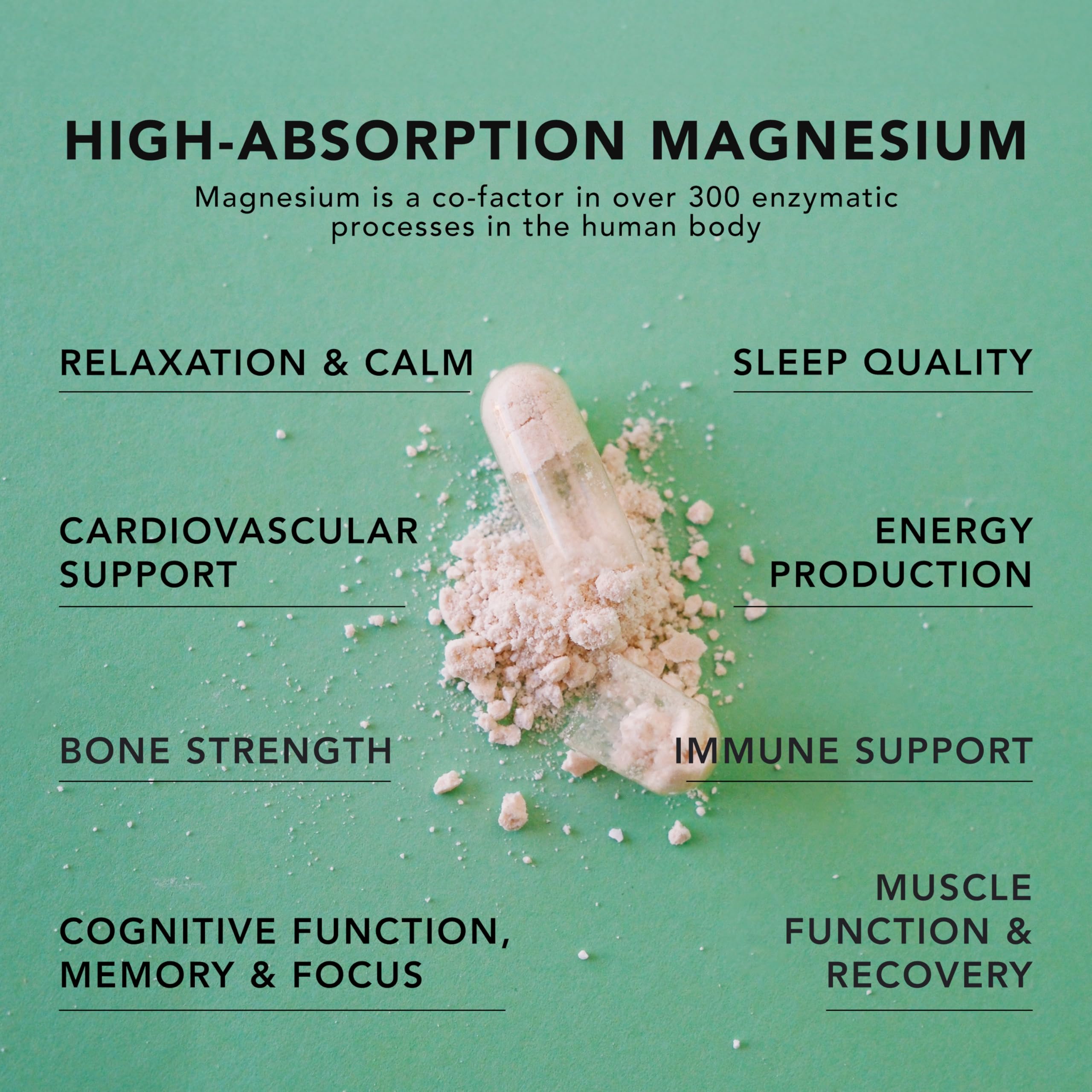 AMANDEAN Magtein Magnesium Complex. L-Threonate, Glycinate, Malate Triple Blend Chelated Magnesium Supplement. 90 Veggie Capsules. High Absorption Branded Ingredients. Brain Health, Sleep, Calm*. AMANDEAN uk supplements