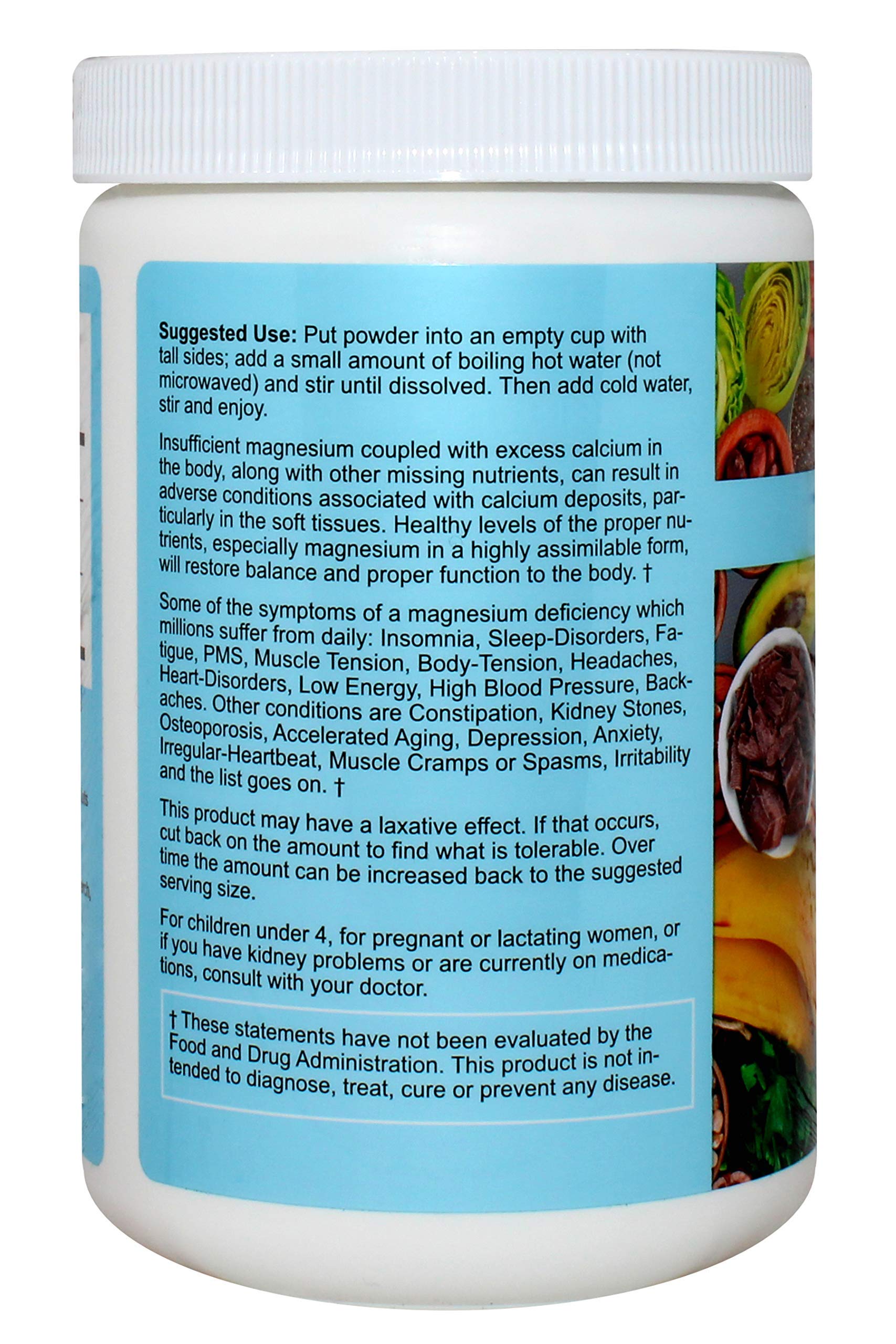 Magnesium Supreme (Original Plain Unflavored) Better Sleep, Relaxation Natural Magnesium Supplement, Non-GMO, Gluten Free, Vegan Formula. 12oz 75 Servings Peter's Choice uk supplements