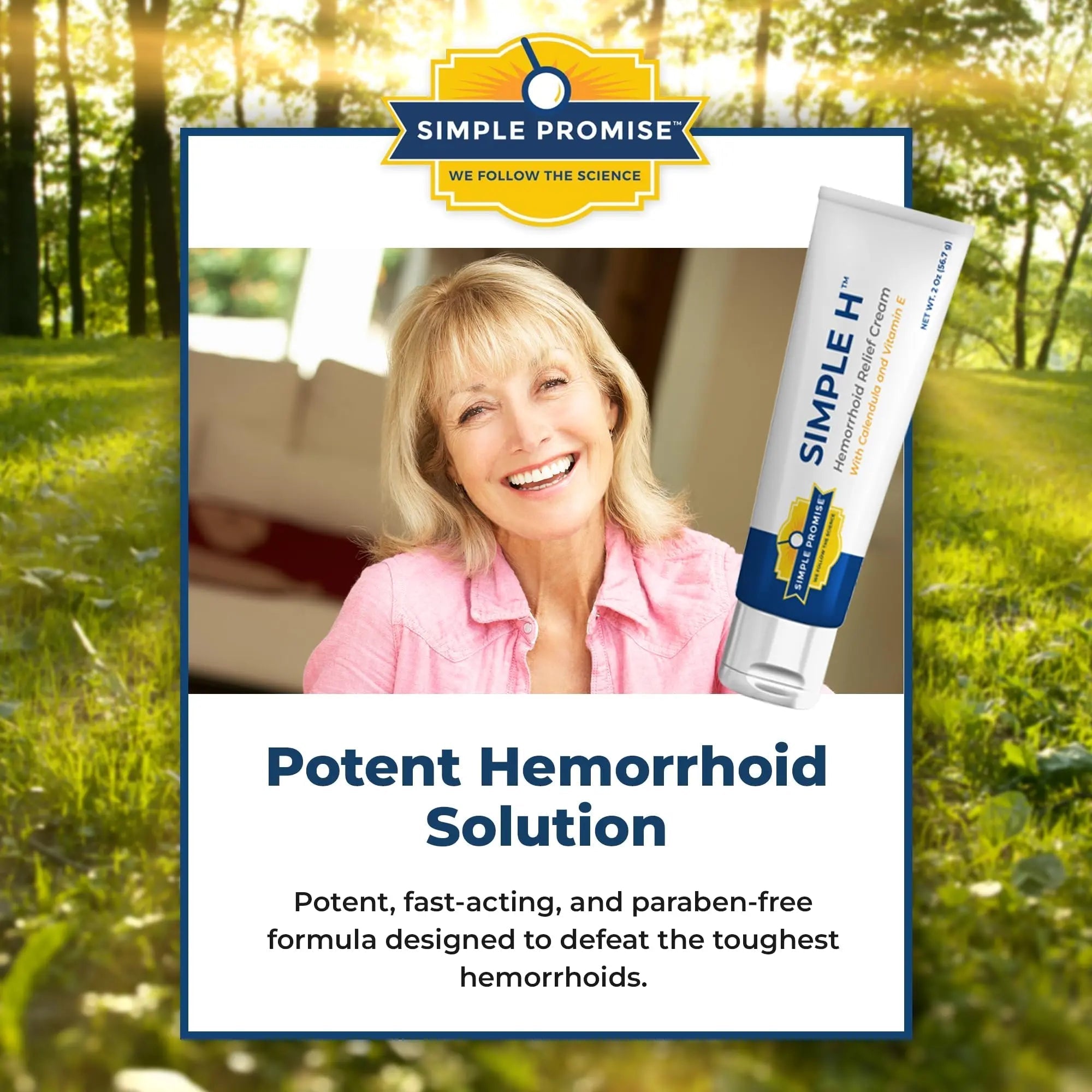 Simple Promise – Simple H Hemorrhoid Cream – Gentle Fast-Absorbing Formula with 28 Potent Ingredients & Enhanced Delivery System – Paraben-Free, Promotes Comfort & Relief, 2 oz Simple Promise uk supplements