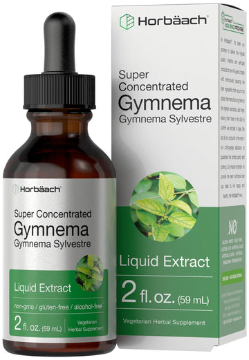 Gymnema Sylvestre Liquid | 2 fl oz | Alcohol Free Supplement | Super Concentrated Horbäach uk supplements