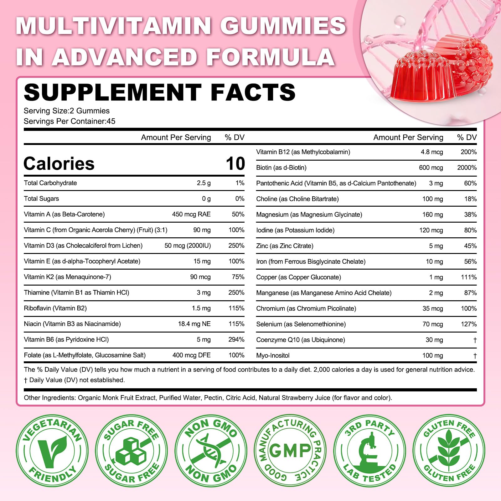 Sijigood 90 Count | Methylated Multivitamin Gummies for Women – Womens Multivitamin Gummies with B Complex, Minerals, CoQ10, Myo-Inositol for Energy, Hormone Balance & Immune Support Sugar Free Sijigood uk supplements