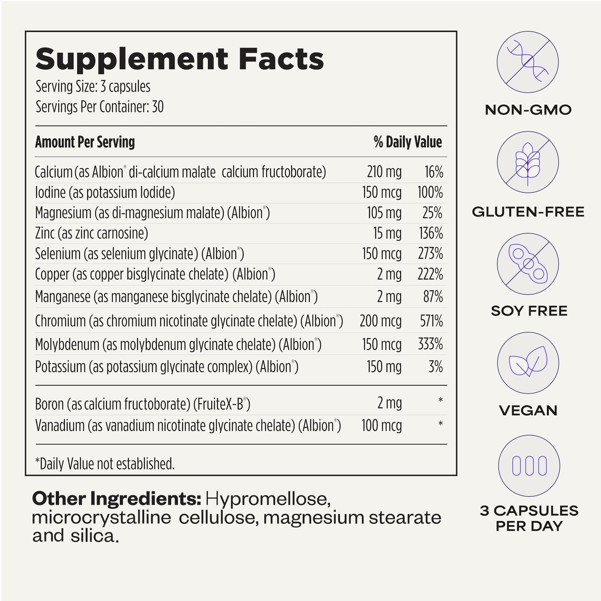 Suppgrade Labs Minerals 101 by Dave Asprey | Daily Essential Mineral Support | Trace Mineral Supplement with Calcium, Magnesium Malate, Chromium, Zinc, Copper, Potassium | 30 Day Supply Suppgrade Labs uk supplements