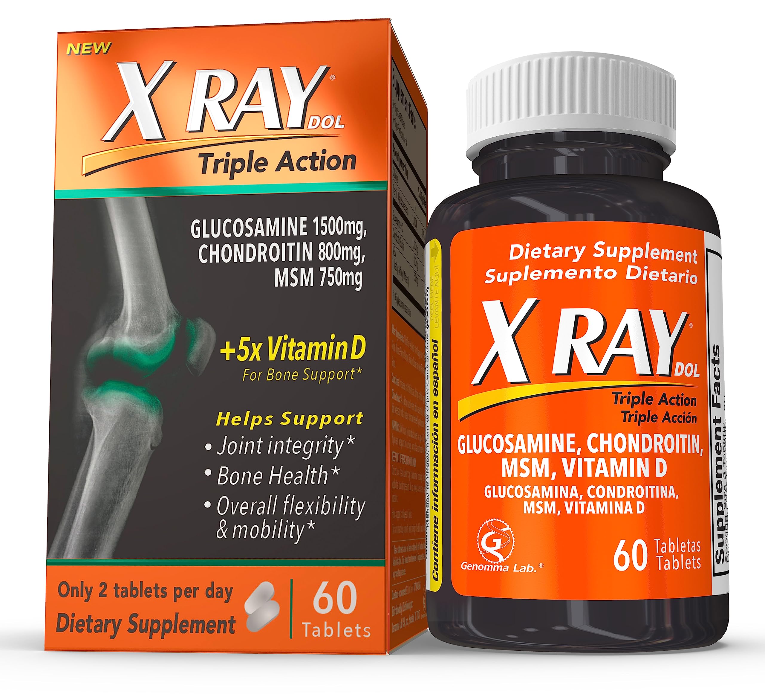 X Ray Dol Triple Action Joint Health Supplement, with 5X Vitamin D, Glucosamine 1500mg X Ray Dol uk supplements
