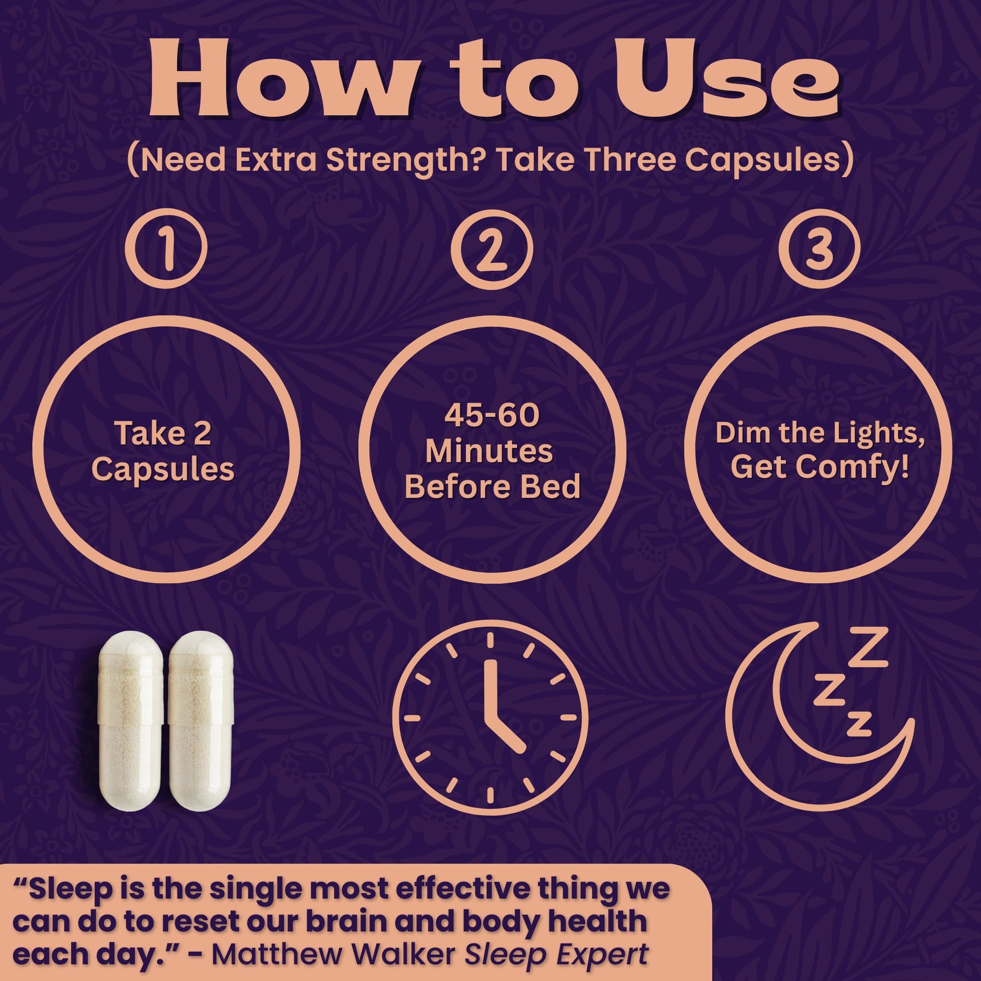 Local Nutrition Natural Sleep Aid with Magnesium Glycinate, Reishi Mushroom Extract, L-Theanine, Apigenin, and Melatonin - Sleep Supplement for Adults Seeking Deep Rest - 60 Capsules, Made in The USA Local Nutrition uk supplements