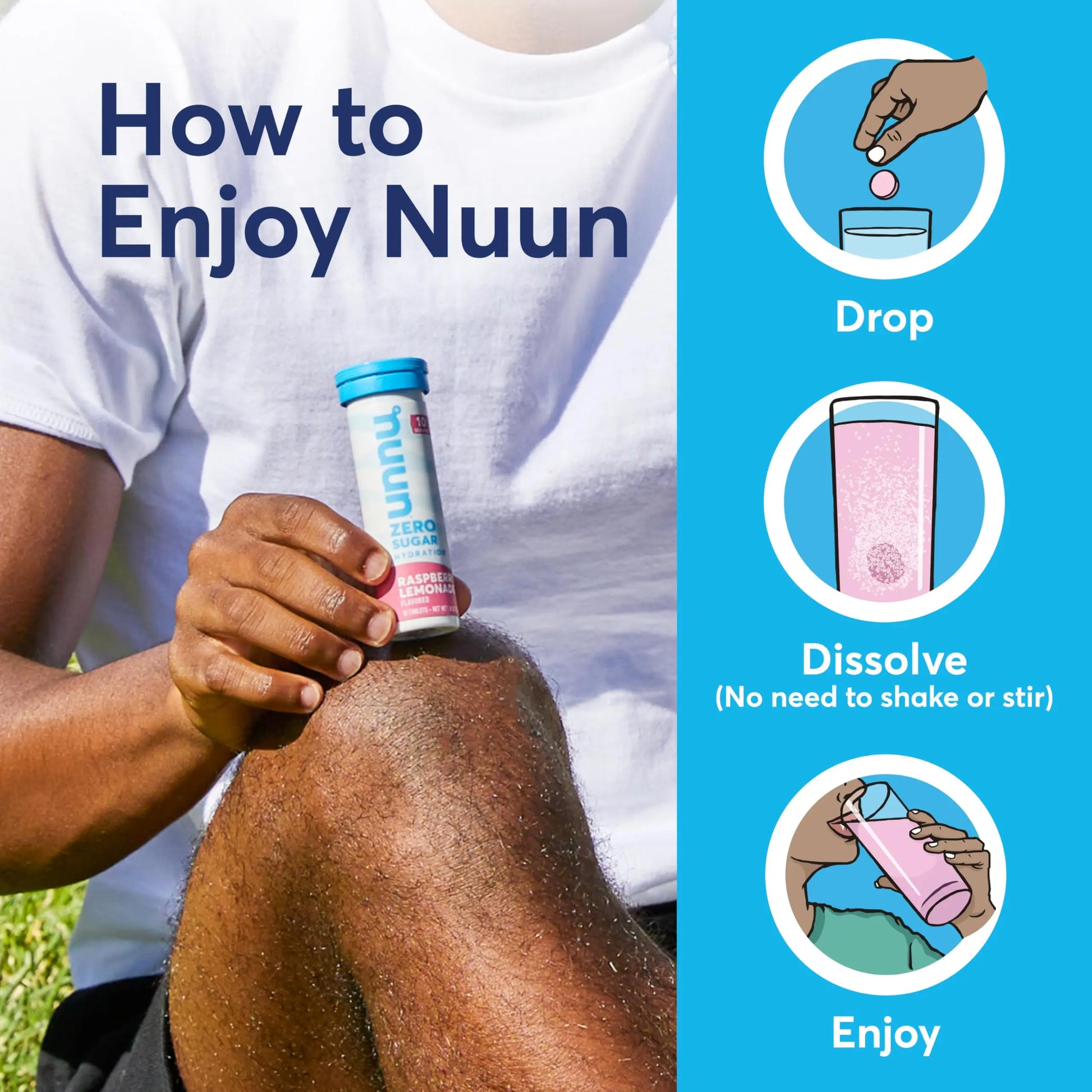 Nuun Immunity Electrolyte Tablets with Vitamin D, C, E, & A, Ginger, Elderberry, Magnesium & 4 Other Essential Electrolytes, Vegan, Blueberry Tangerine & Orange Citrus, 4 Pack (40 Servings Total) Nuun uk supplements
