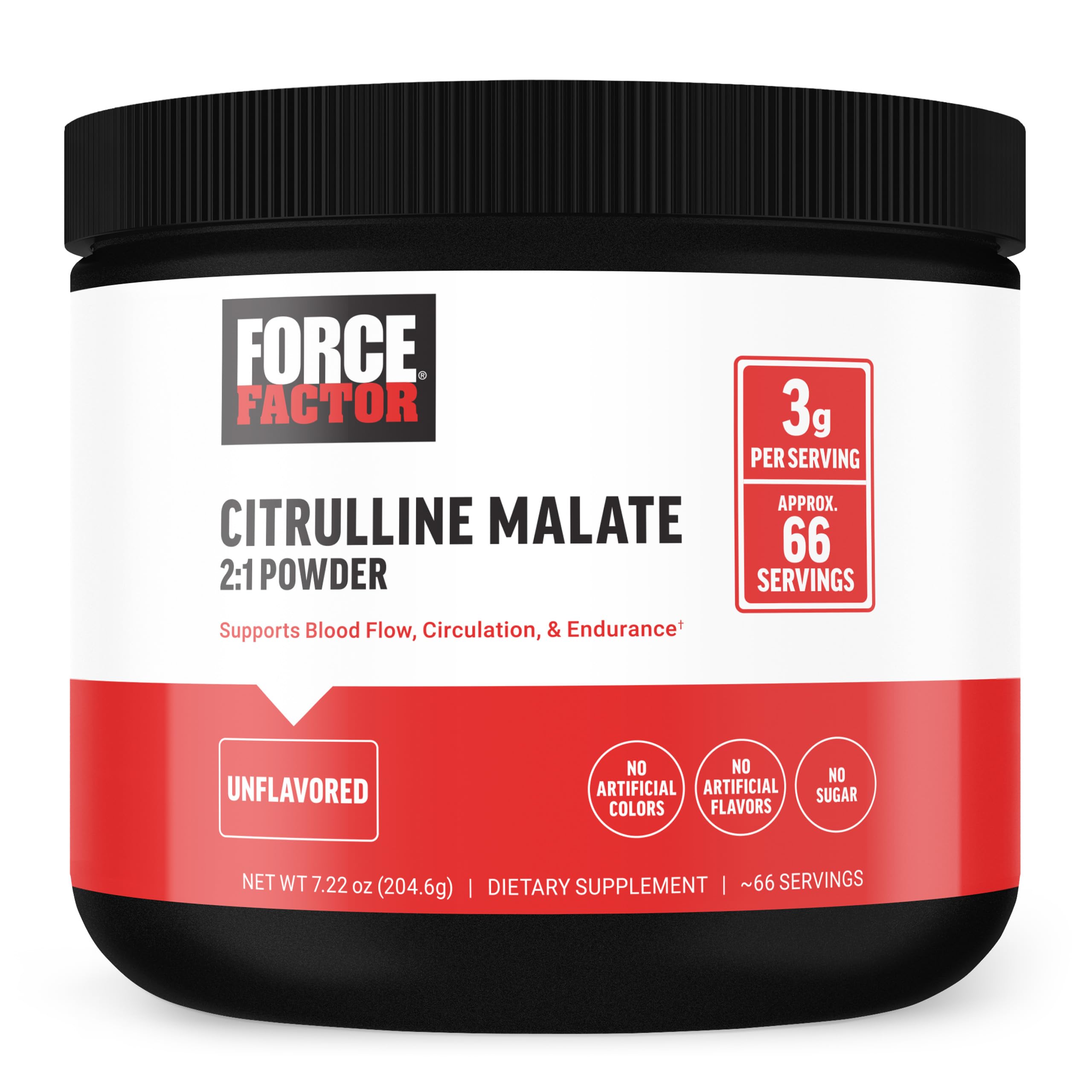 FORCE FACTOR Citrulline Malate 2:1, L Citrulline Supplement for Men to Boost Nitric Oxide Force Factor uk supplements