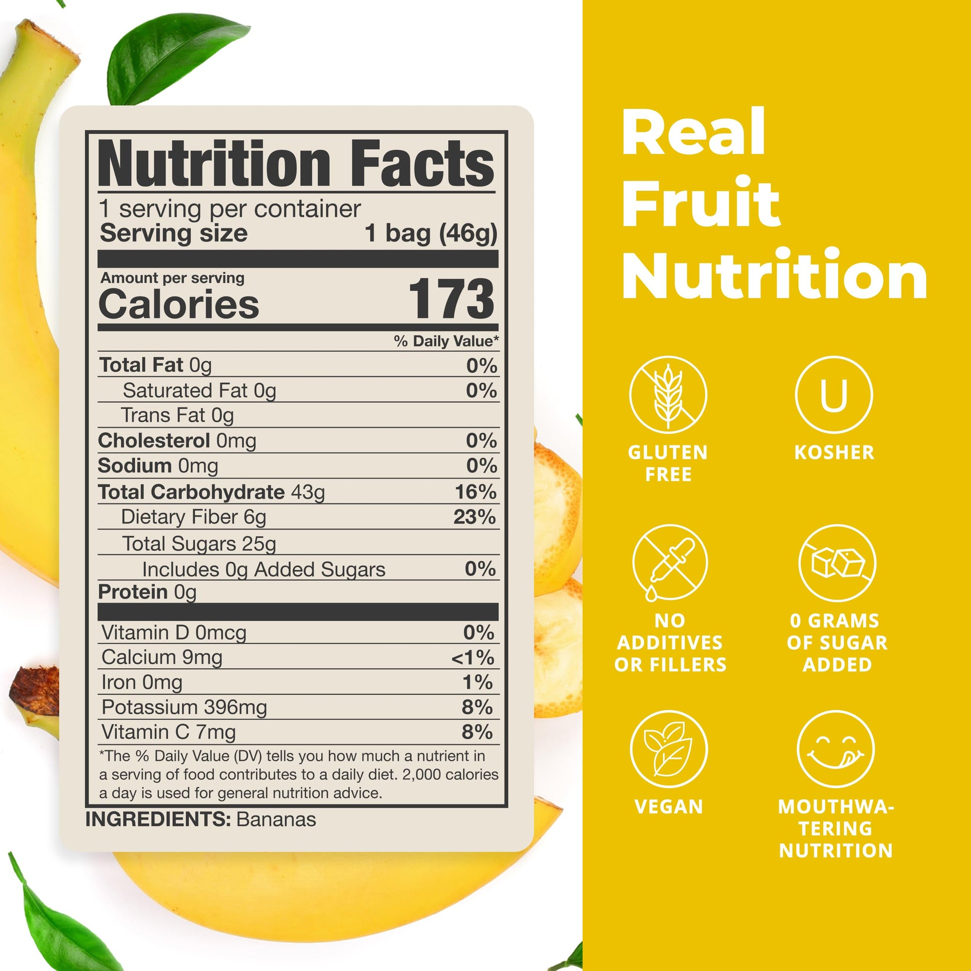 Balance of Nature Freeze-Dried Bananas (5 Pack) – 100% Real Fruit, Crunchy Banana Slices, Healthy Snack, Mouthwatering Nutrition, Gluten-Free, Vegan, No Sugar Added, Five 1.6 oz Bags Balance of Nature uk supplements