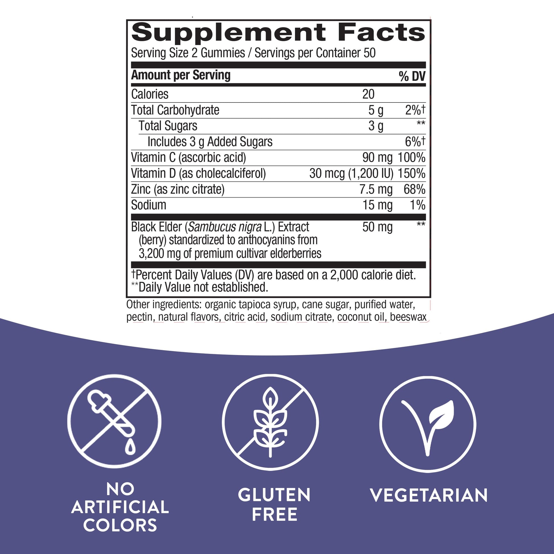 Nature's Way Sambucus Elderberry Gummies - Immune Support Supplement for Kids Nature's Way uk supplements