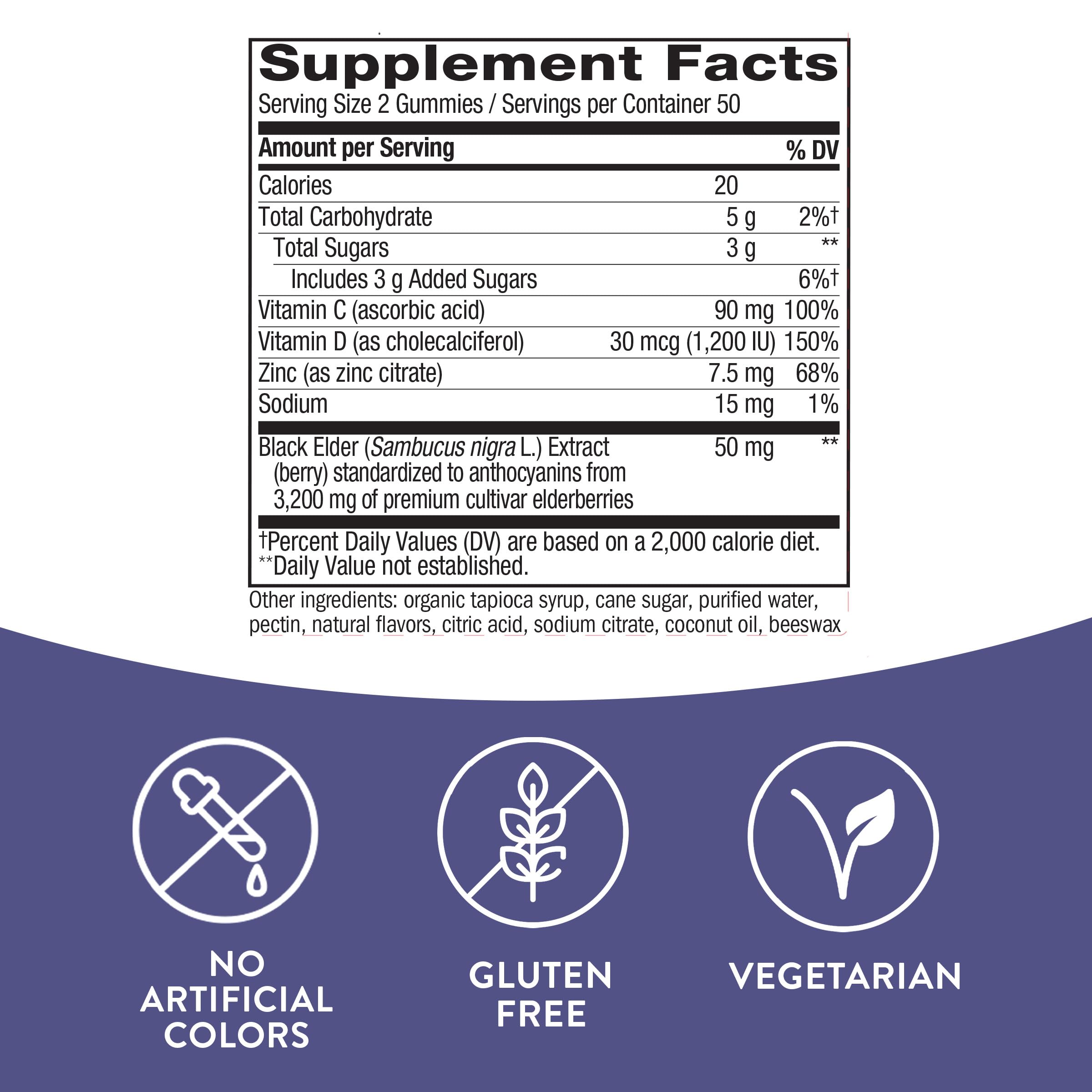 Nature's Way Sambucus Elderberry Gummies - Immune Support Supplement for Kids Nature's Way uk supplements