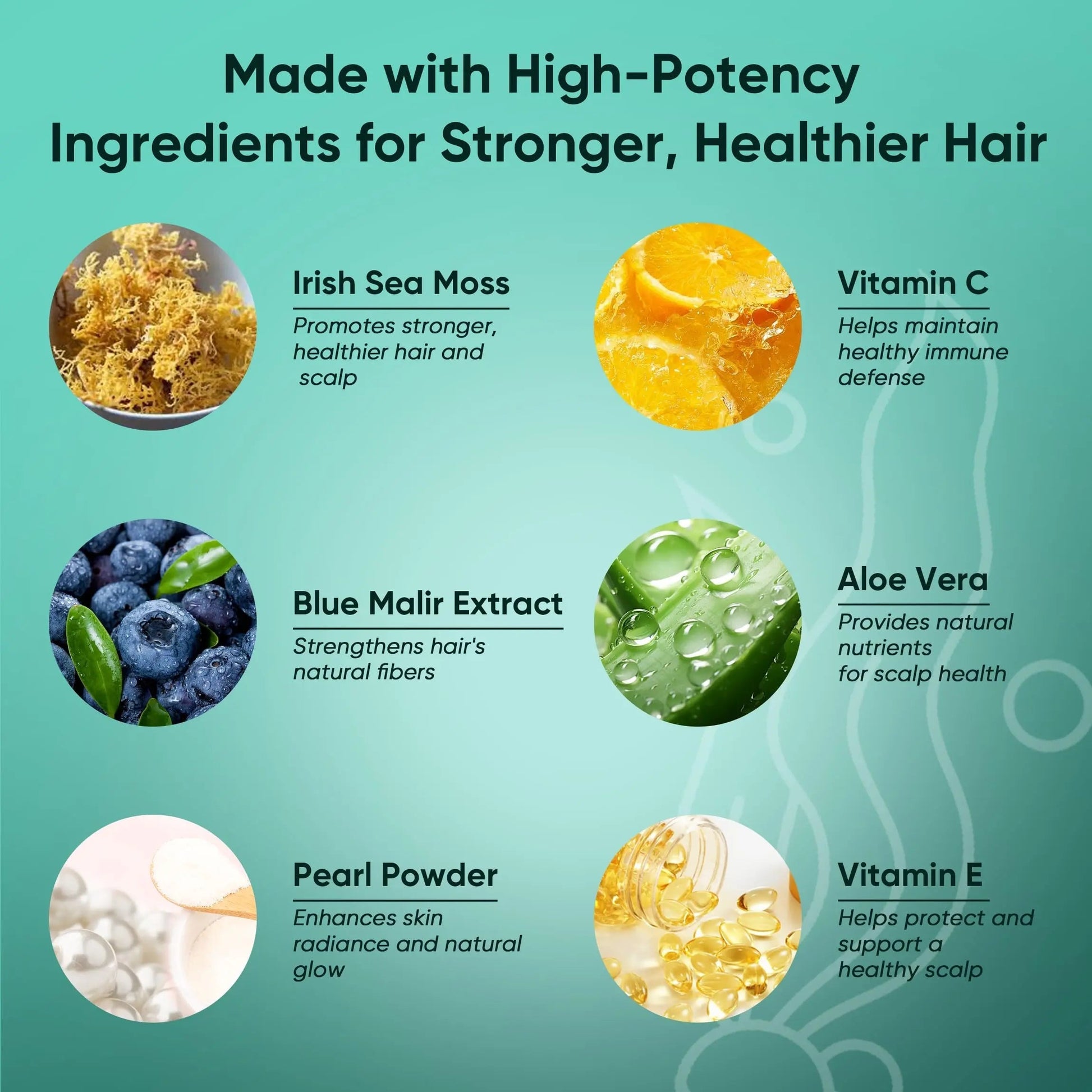 Neonomicon Balmbare Revive Gummies for Hair Loss - Sea Moss Gummies with Vitamin C, Vitamin E, Aloe Vera, Pearl Powder Supports Faster Hair Growth Neonomicon uk supplements