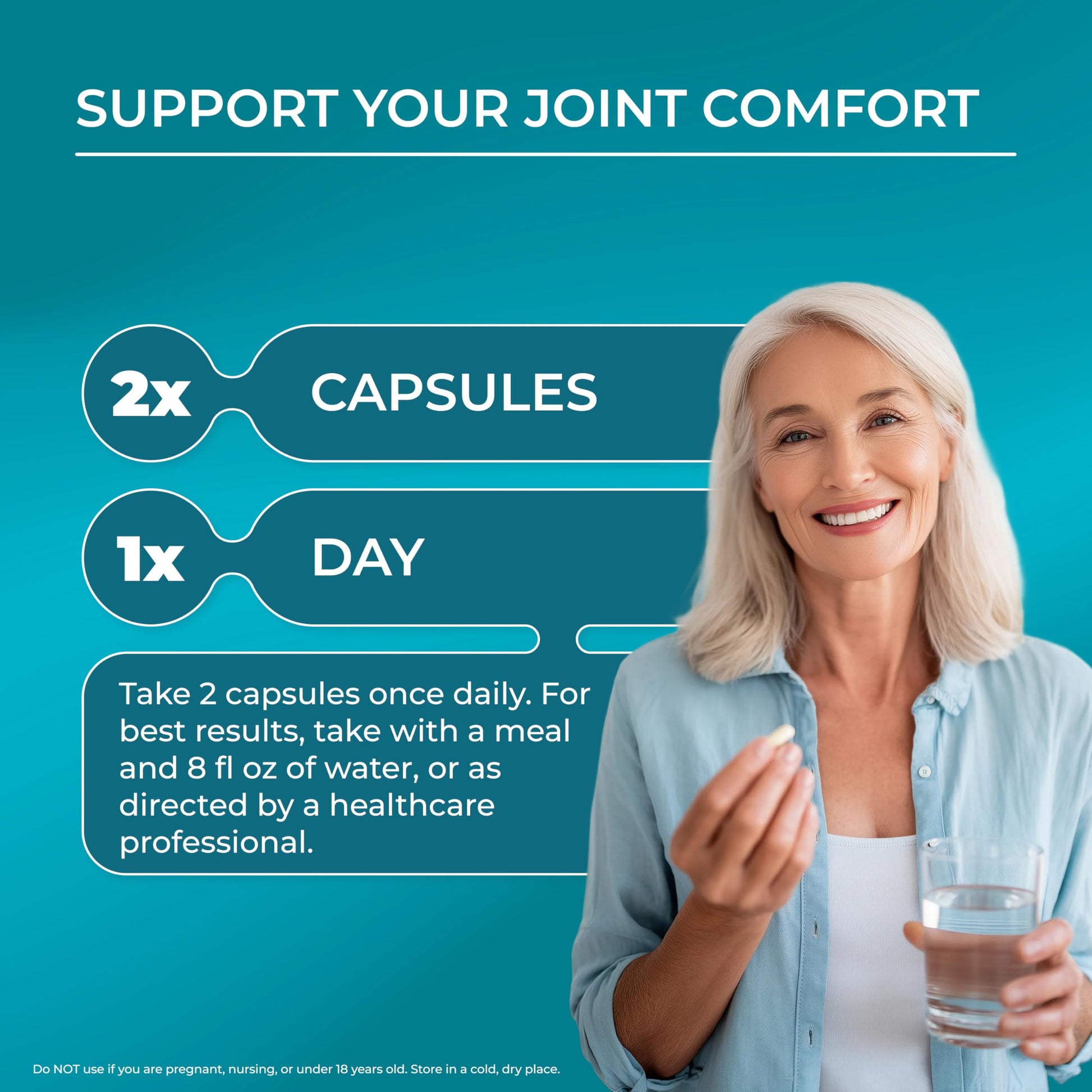 PUREHEALTH RESEARCH Comfortiq - Back Discomfort Supplement - Joint Health Support for Women & Men - with CoQ10, Turmeric, Acetyl L-Carnitine, Boswellia & More - 60 Capsules PUREHEALTH RESEARCH uk supplements