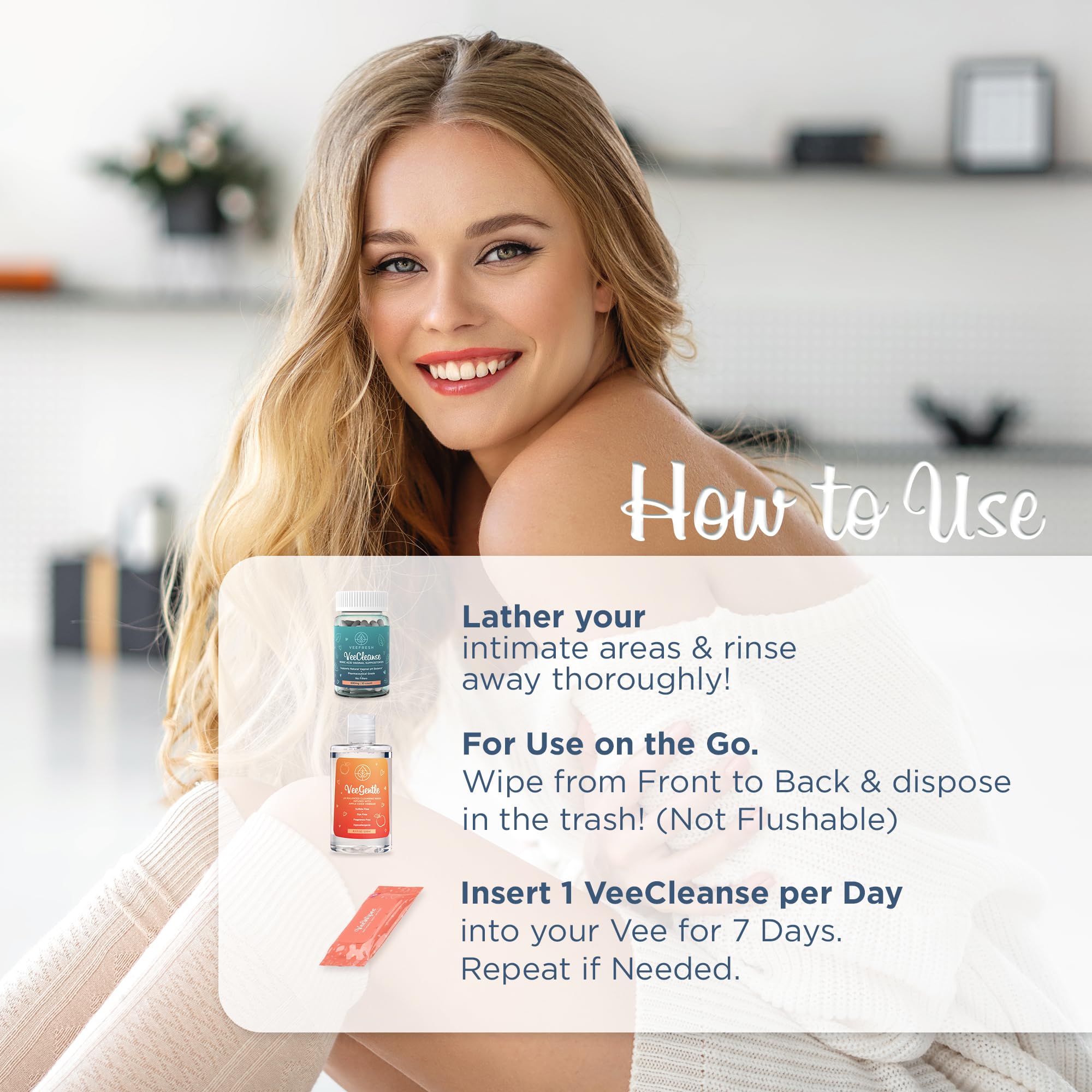 VeeFresh VeePower Bundle - A Convenient Feminine Care Bundle for Any-Time Freshness & Odor Control VeeFresh uk supplements