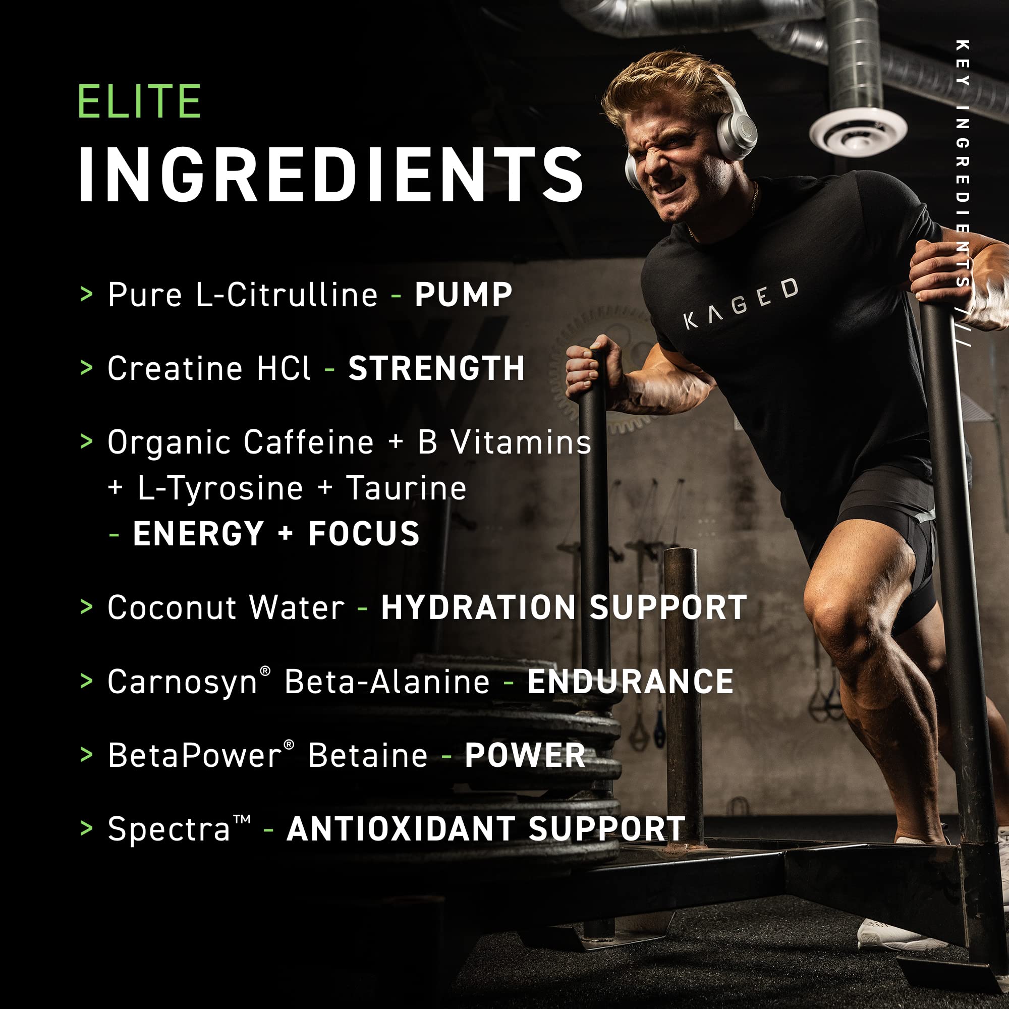 Kaged Original Pre Workout Powder | Berry Blast | Pre-Kaged | Formulated with Creatine Kaged uk supplements