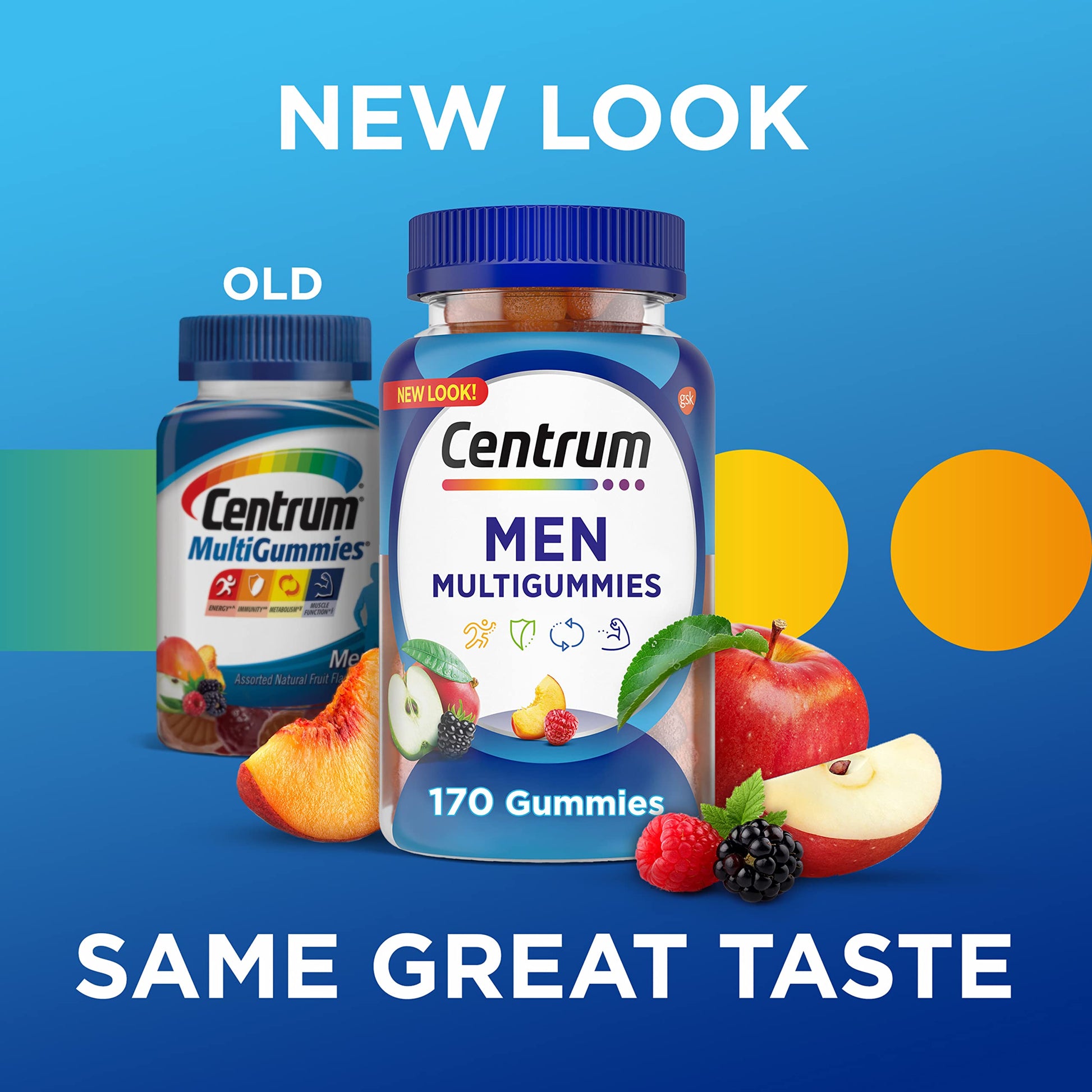 Centrum MultiGummies Gummy Multivitamin for Men, Multivitamin/Multimineral Supplement with Selenium Centrum uk supplements