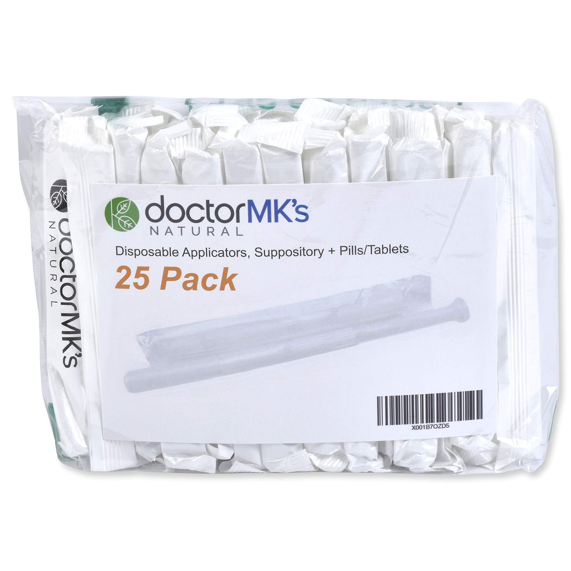doctor MK's NATURAL Boric Acid Suppossitories (600mg) with Individually Wrapped Applicators doctor MK's NATURAL uk supplements