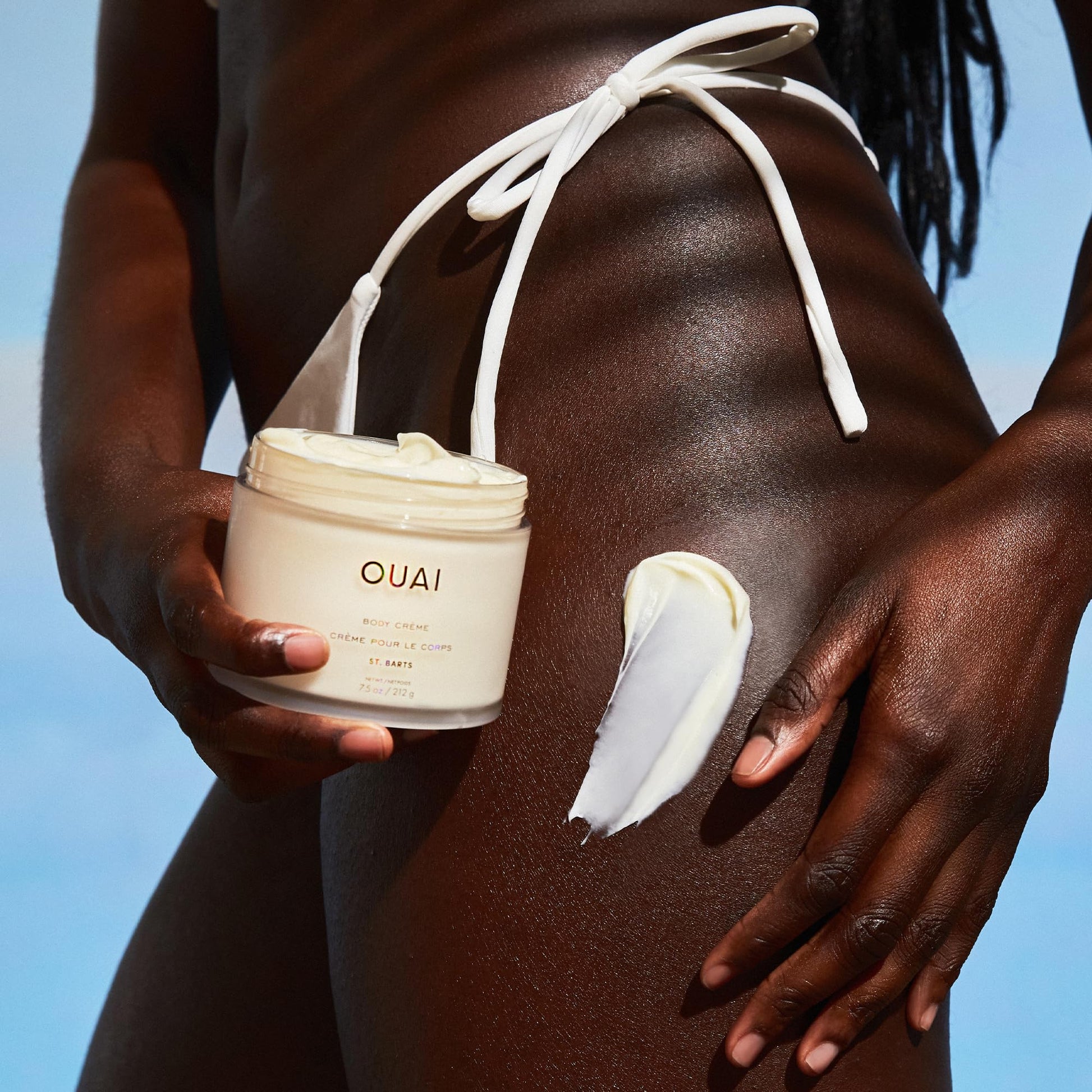 OUAI Body Creme, St. Barts Travel Size - Hydrating Whipped Body Cream with Cupuaçu Butter, Coconut Oil & Squalane - Softens Skin & Delivers Radiant Glow - Sulfate-Free Skin Care (3.4 oz) OUAI uk supplements