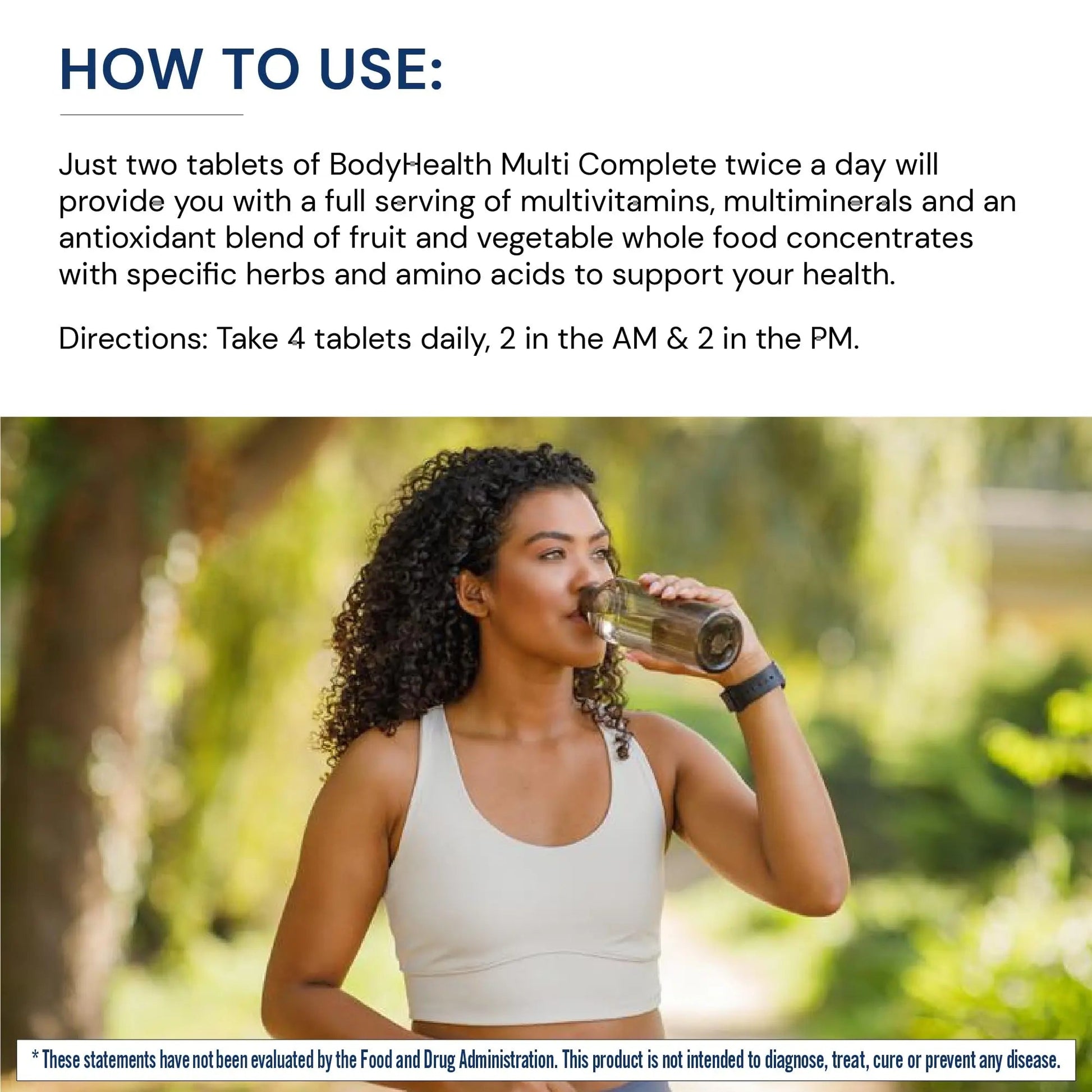 BodyHealth Multi Complete (120 Ct) Daily Multivitamin for Men and Women with Whole Foods, Minerals, Antioxidants BodyHealth uk supplements