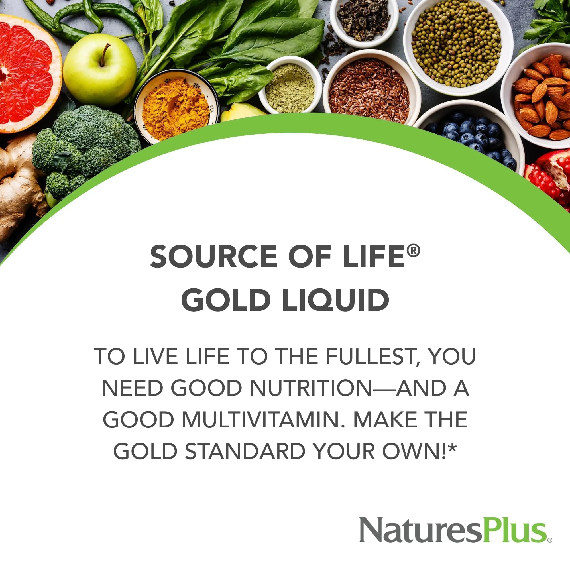 NaturesPlus Source of Life Gold Multivitamin Liquid - 30 oz - with Vitamins D3, B12 & K2 - Blood, Bone & Immune Support - Vegetarian & Gluten Free - 30 Servings NaturesPlus uk supplements