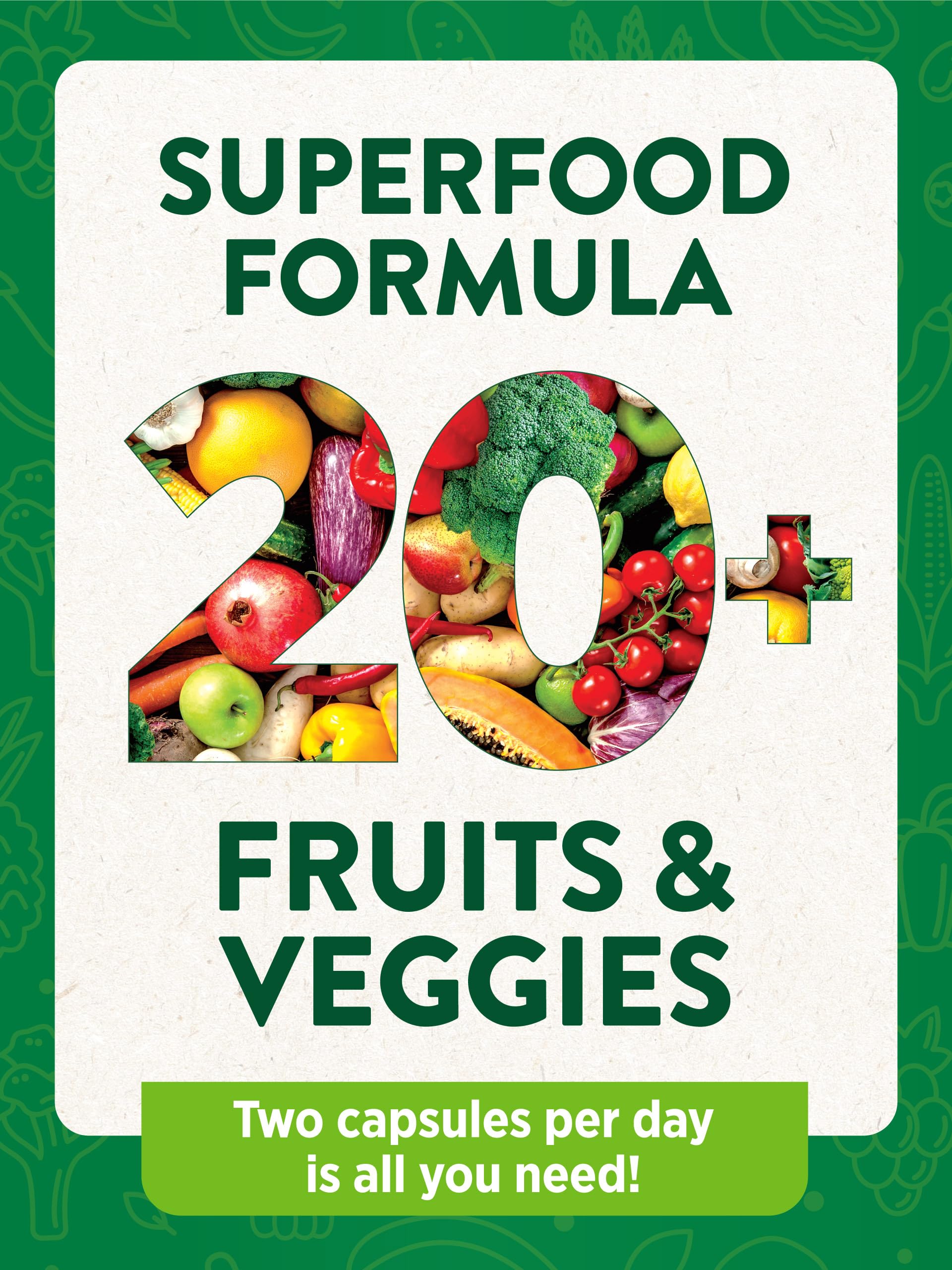 Nature's Truth Fruit and Veggies Supplement | 120 Vegetarian Capsules | 20+ Fruits & Vegetables | Vegetarian, Non-GMO, and Gluten Free Supplement Nature's Truth uk supplements