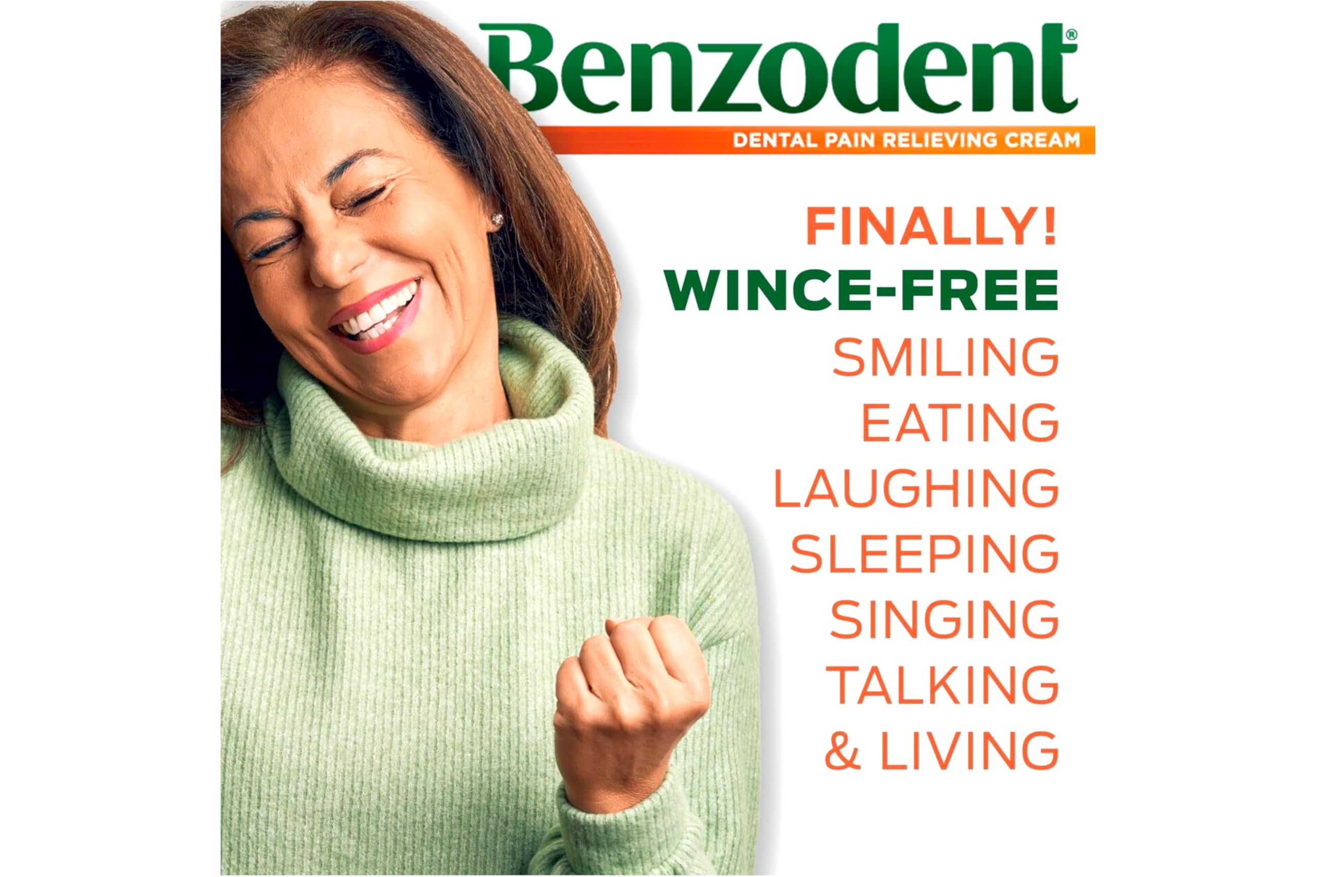 Benzodent Dental Pain Relieving Cream, 1 Ounce - Pack of 3 Benzodent uk supplements