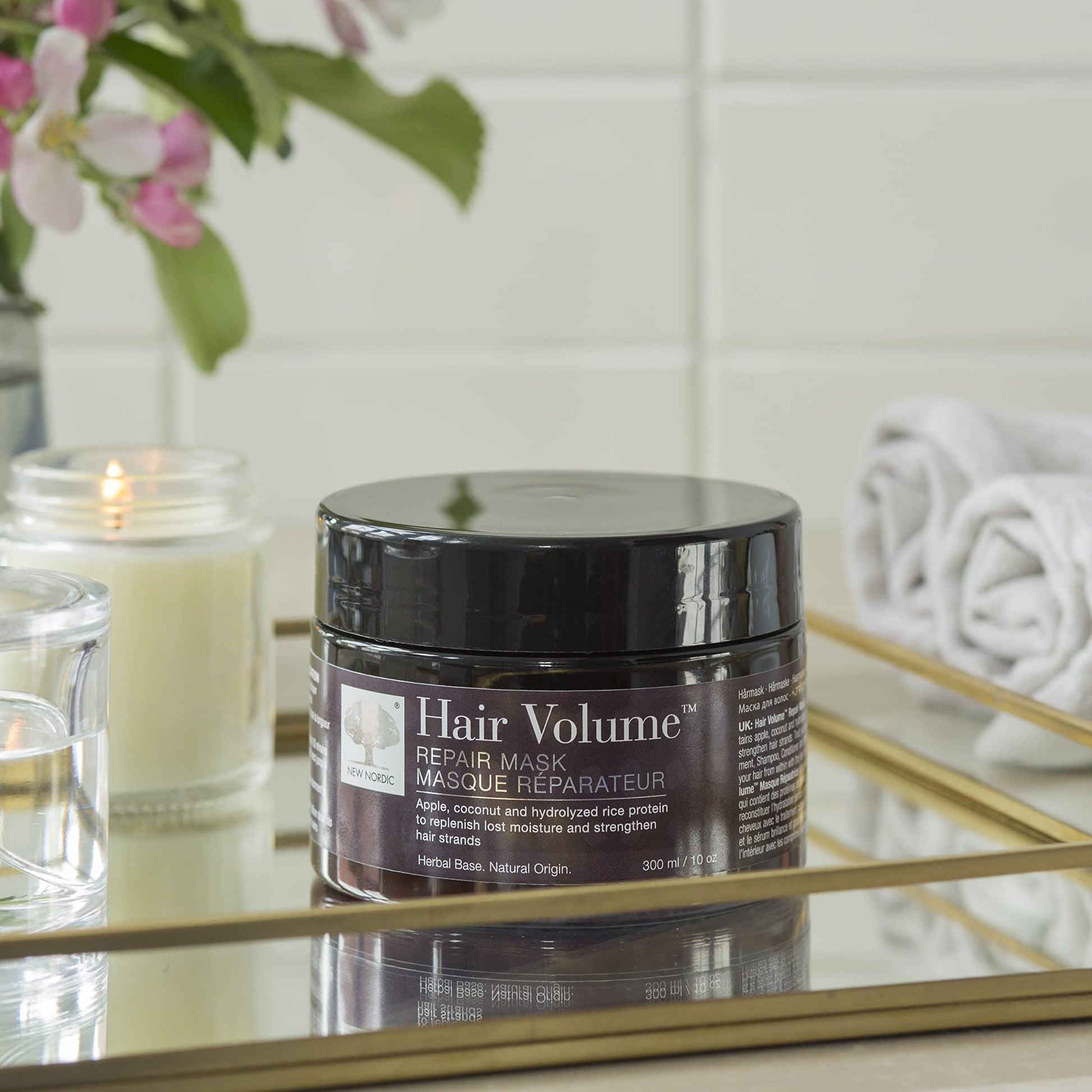 NEW NORDIC Hair Volume Repair Mask for Dry Damaged Hair & Natural Growth, Rebuild Moisture Balance, Volumize & Strengthen, 10 oz NEW NORDIC uk supplements