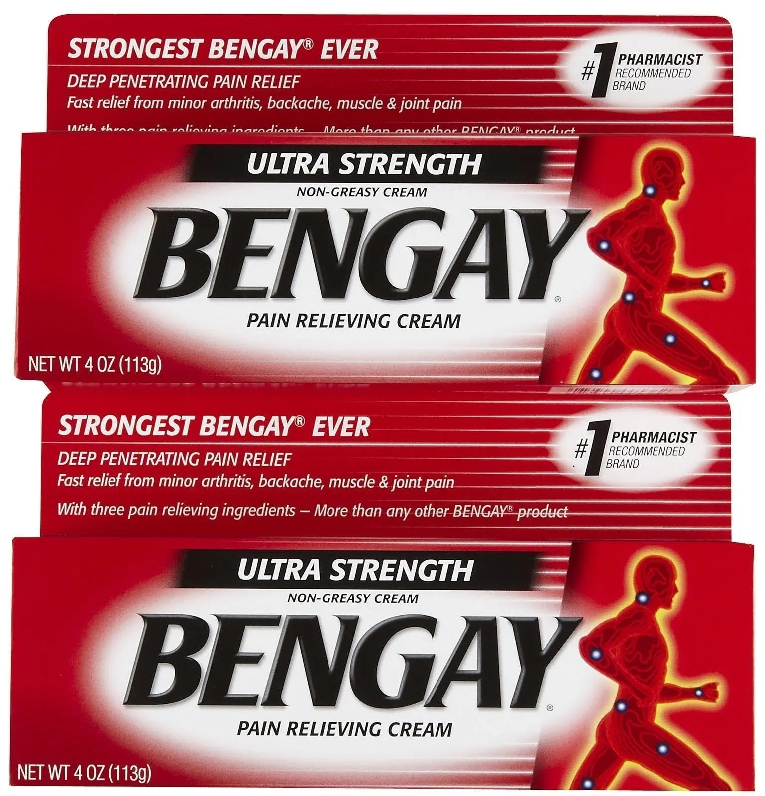 Bengay Ultra Stength Pain Relieving Cream, Non-Greasy-Ultra Strength, 2 pk Bengay uk supplements