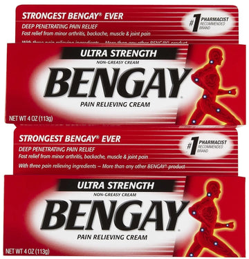 Bengay Ultra Stength Pain Relieving Cream, Non-Greasy-Ultra Strength, 2 pk Bengay uk supplements