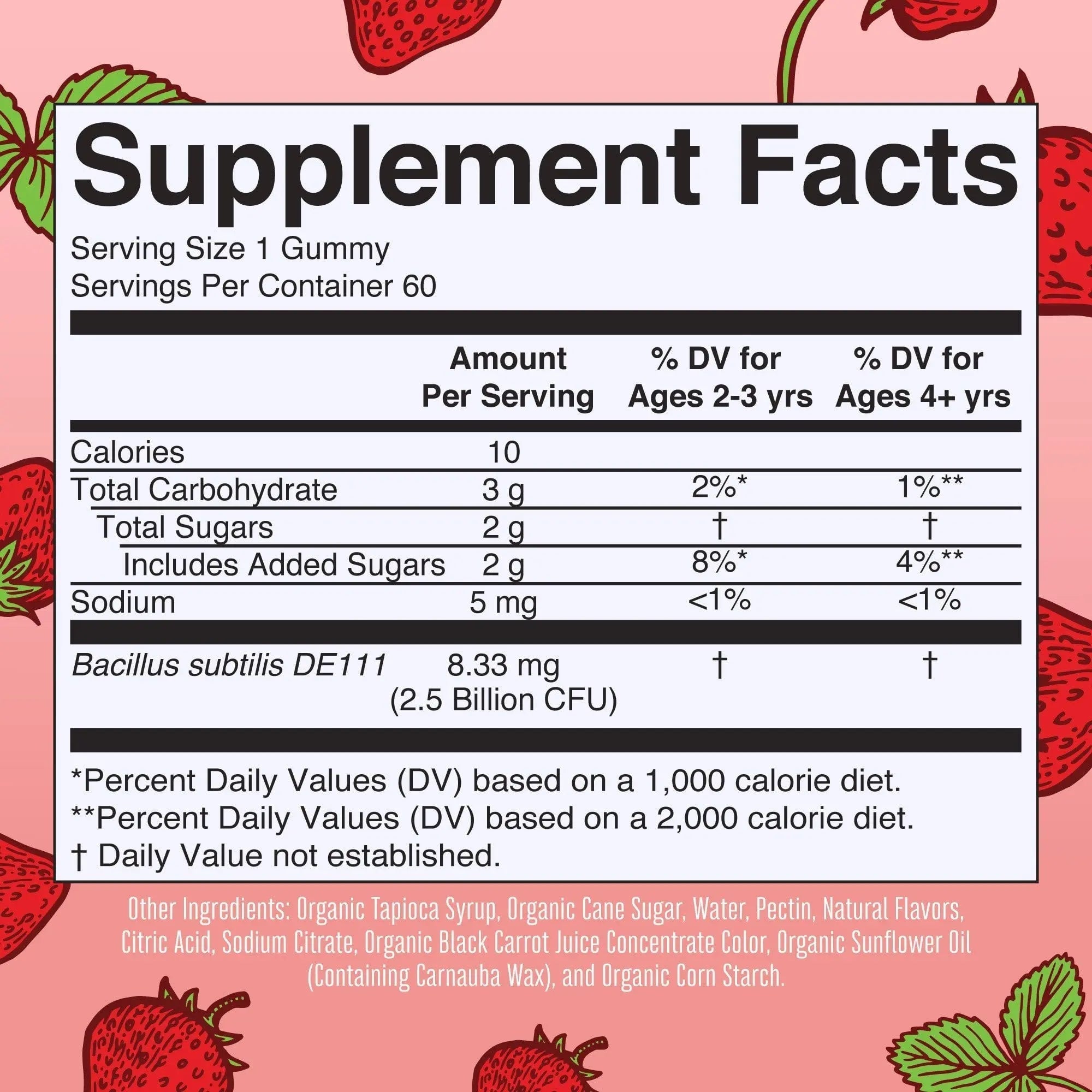 MaryRuth Organics Multivitamin and Probiotic Gummies (Strawberry) for Kids | Clean Label Project Verified® | Vitamins for Gut Health MARYRUTH'S uk supplements