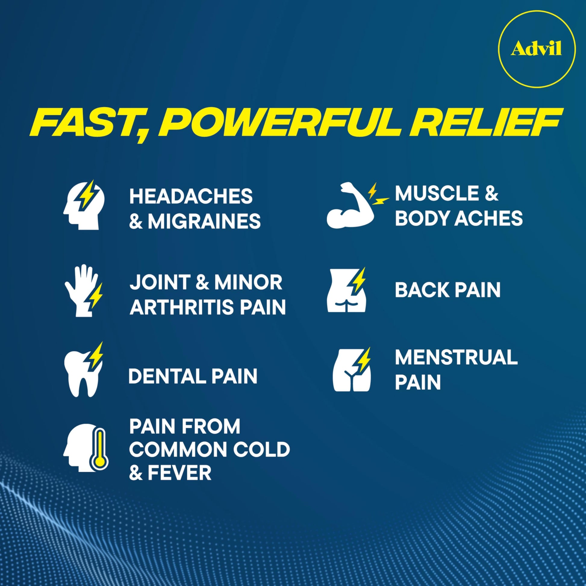 Advil Pain Reliever and Fever Reducer, Ibuprofen 200mg for Pain Relief - 300 Count, Advil PM Pain Reliever and Nighttime Sleep Aid, Ibuprofen for Pain Relief and Diphenhydramine Citrate - 2 Count Advil uk supplements