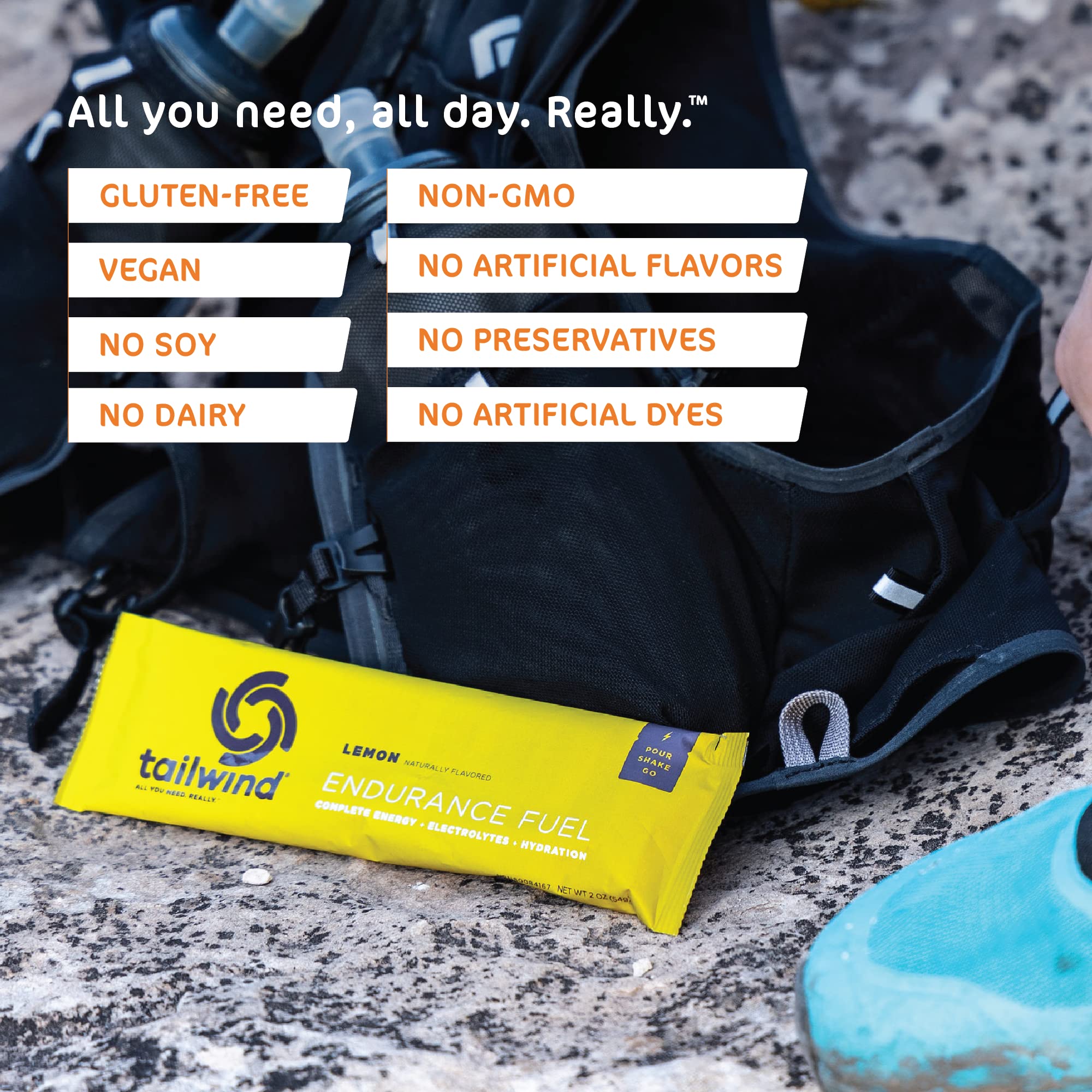 Tailwind Grab-and-Go Endurance Fuel Single Serve Assorted Flavors Tailwind Nutrition uk supplements