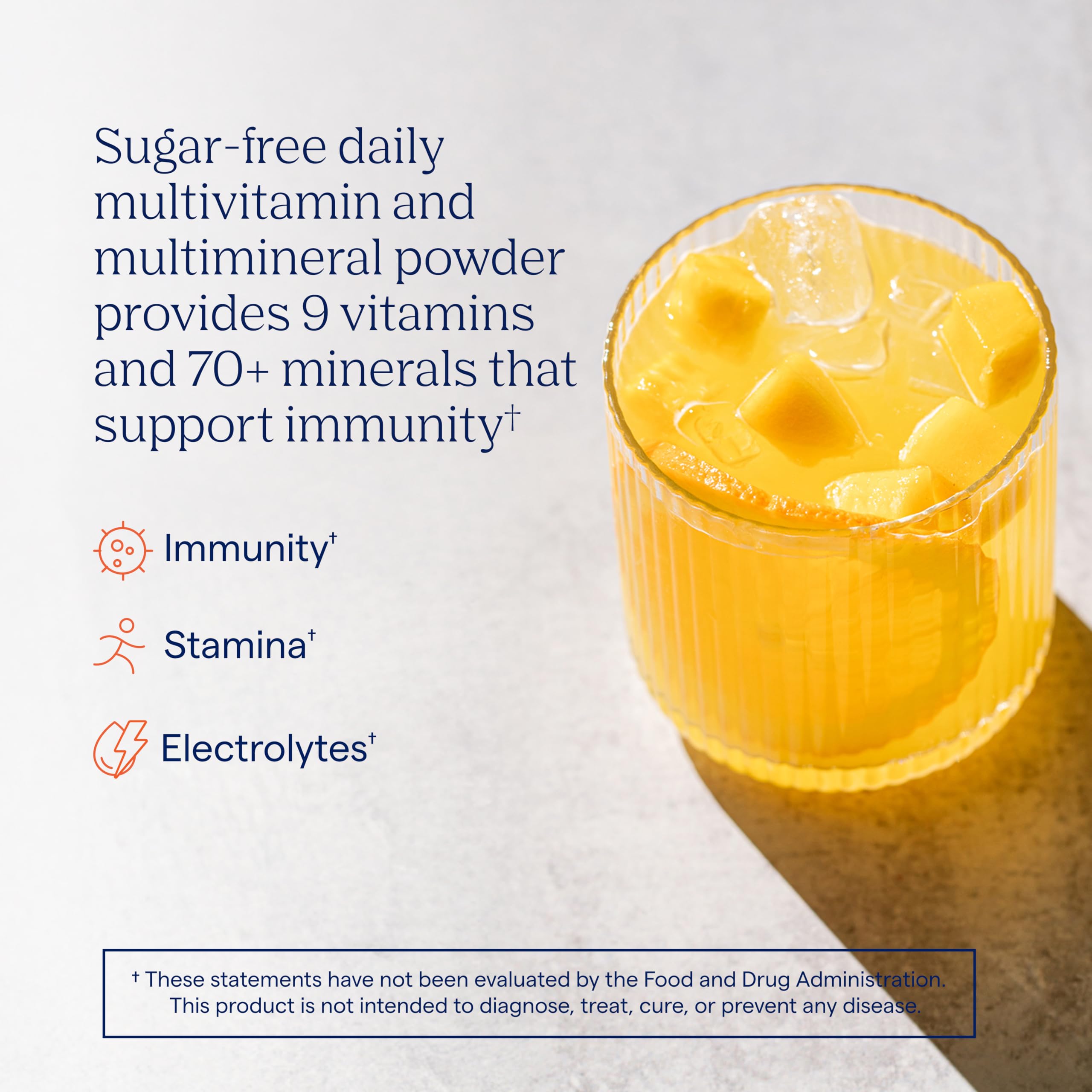 Trace Minerals Power Pak Multivitamin and Multimineral Packets - Electrolyte Support - 1200 mg Vitamin C plus 70+ Trace Minerals - Sugar Free - Orange Mango Flavor - 30 Packets Trace Minerals uk supplements
