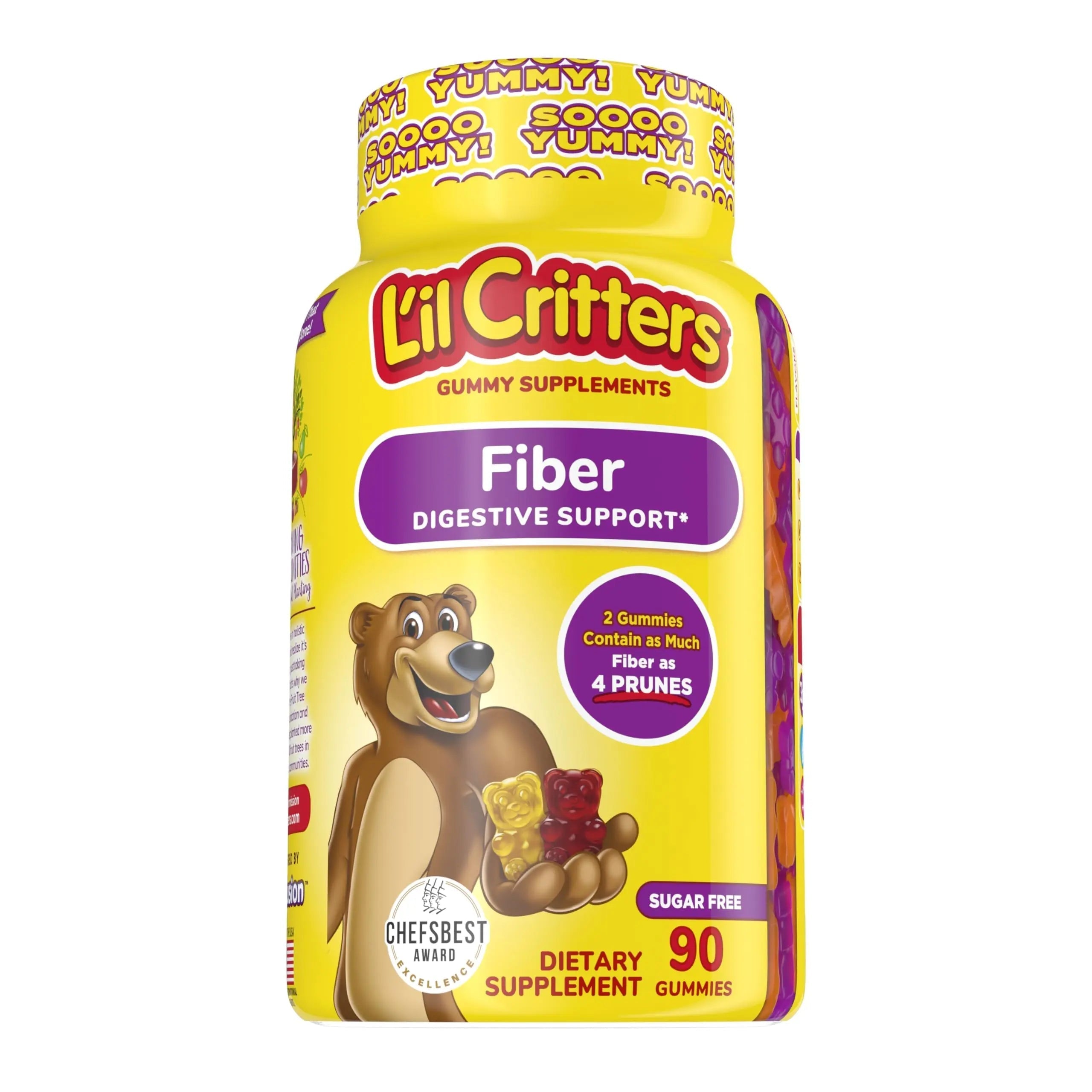 Flintstones Vitamins Chewable Kids Vitamins, Complete Multivitamin & L’il Critters Fiber Daily Gummy Supplement for Kids Flintstones Vitamins uk supplements