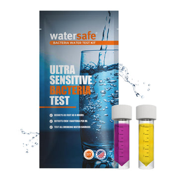 Watersafe® Bacteria Water Test Kit – USA-Made – Results as Fast as 6 Hours – Detects Coliform (Inc. E. coli) & Non-Coliform Bacteria in Drinking, Well & Tap Water – Lab-Quality Testing – 1 Pack Watersafe uk supplements