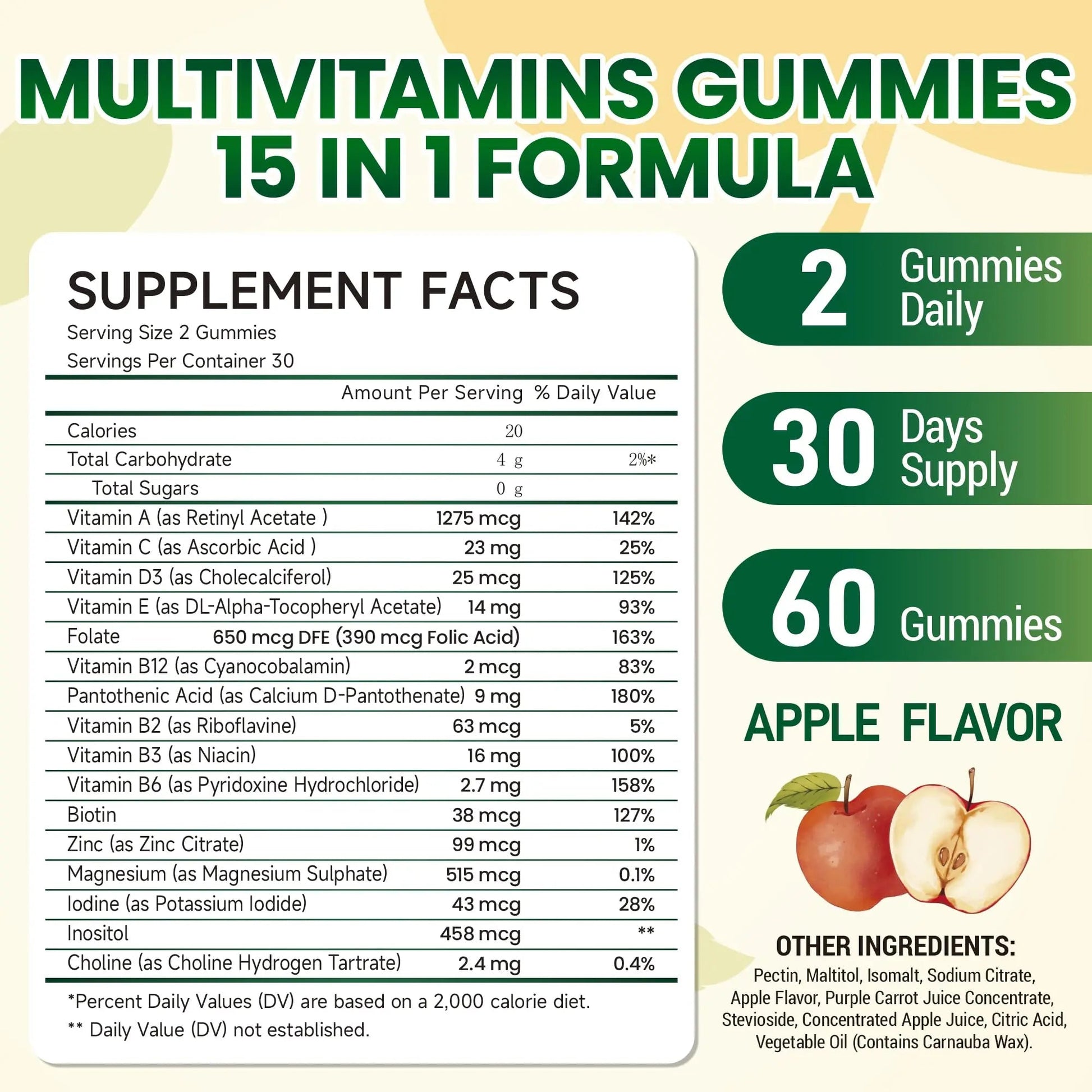 I LOVE HEALTH® 15-in-1 Multivitamin Gummies for Adults & Kids - Enhanced Formula with Vitamin A, C, D3, E, B12, Zinc, Magnesium & More I LOVE HEALTH uk supplements