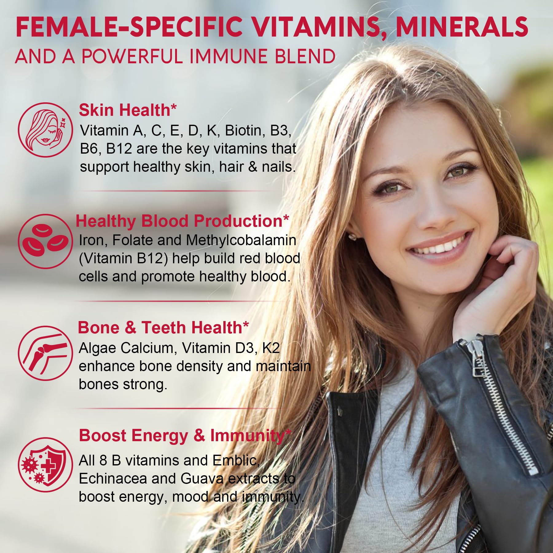 Methylated Multivitamin for Women Gummies, Calcium, D3 K2, Methylfolate & B12, Inositol, Daily Vitamin A C E, B Complex, Biotin, Zinc Nextdia uk supplements