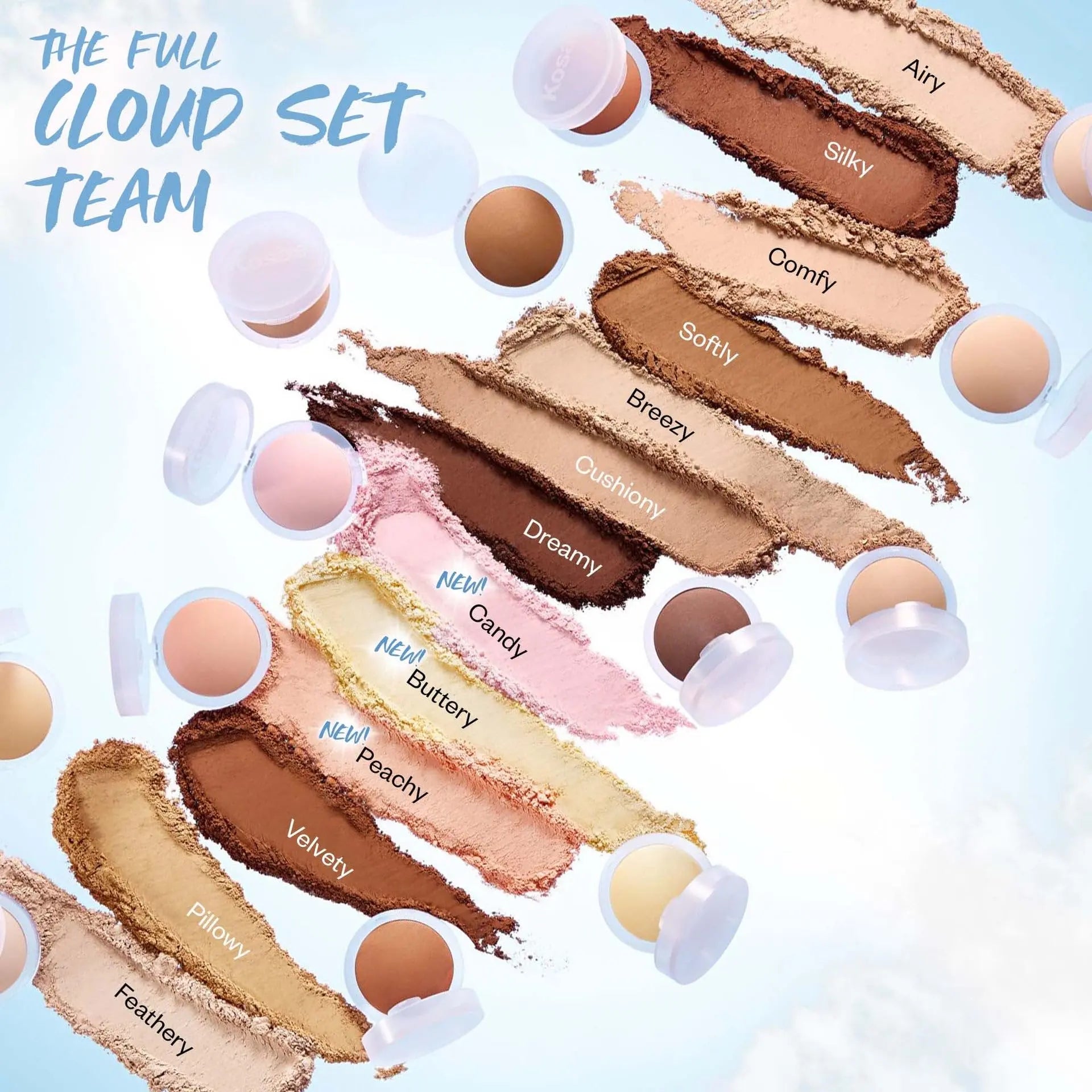 Kosas Cloud Set Pressed Setting Powder – Translucent Shine Control Face Powder, Soft Matte Finish, Comfy (Sheer Medium) Kosas uk supplements