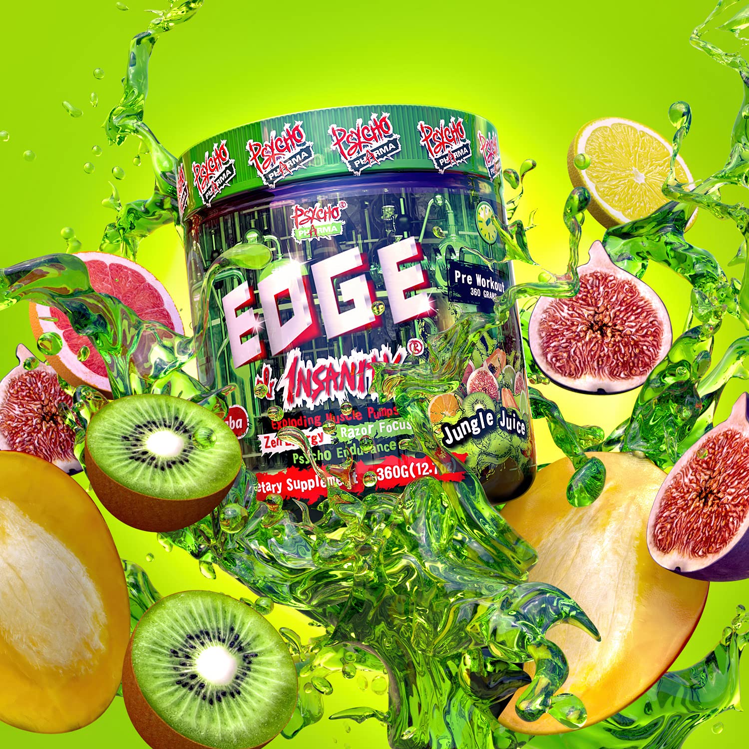 Psycho Pharma New Perfect Powders with Zengaba Energy Feel Good Focus #1 Strongest Psycho Pharma uk supplements