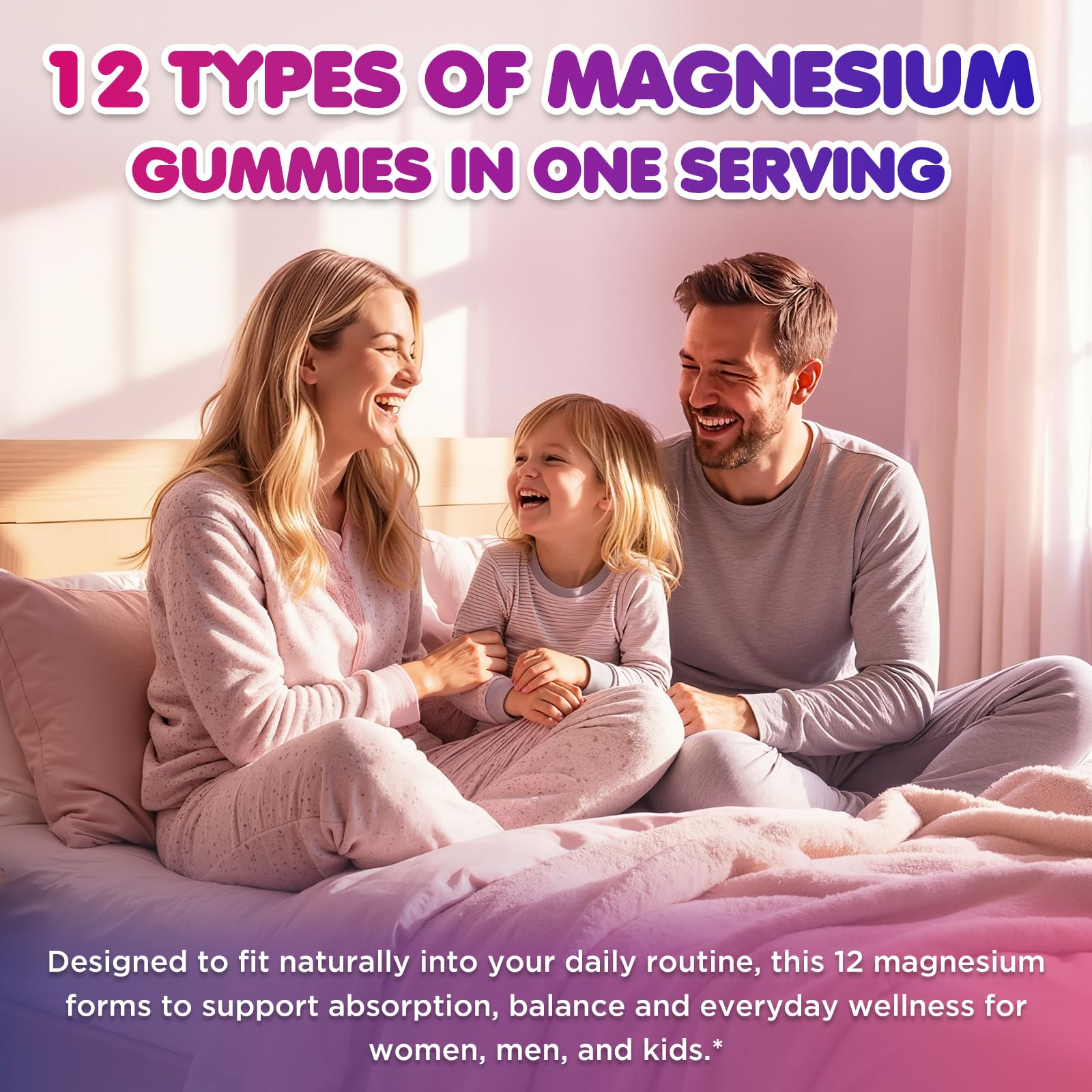 Magnesium Complex 700mg - 12 in 1 Magnesium Gummies with Glycinate, Citrate, Malate, Oxide, Taurate, Aspartate, Orotate - Supports Relaxation, Muscle & Heart - Sugar Free Strawberry 120 Count ReviNutra uk supplements