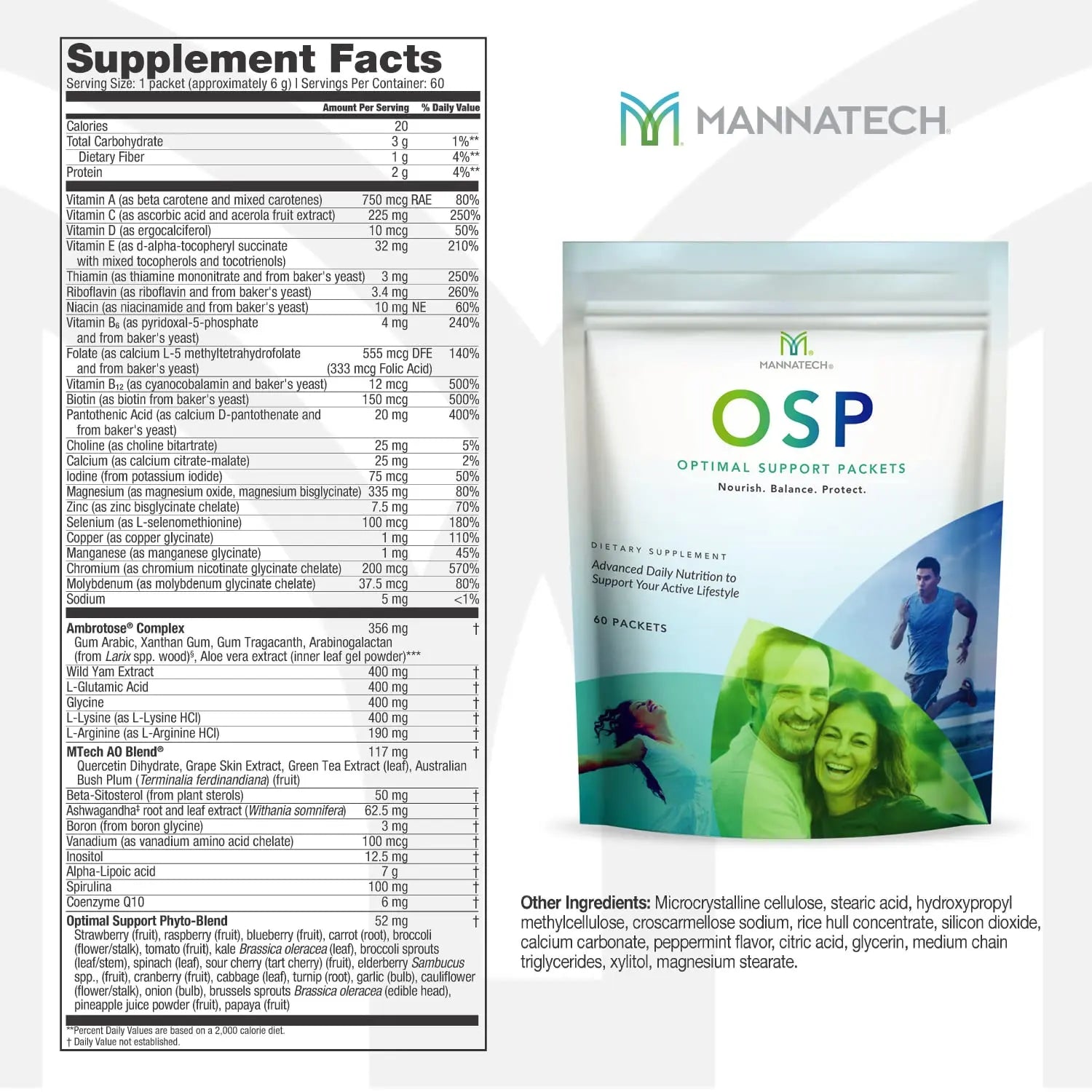 Mannatech More Than Just a Multivitamin, Optimal Support Packets Amazing Self-Care Benefits of OSP Daily Vitamins Mannatech uk supplements