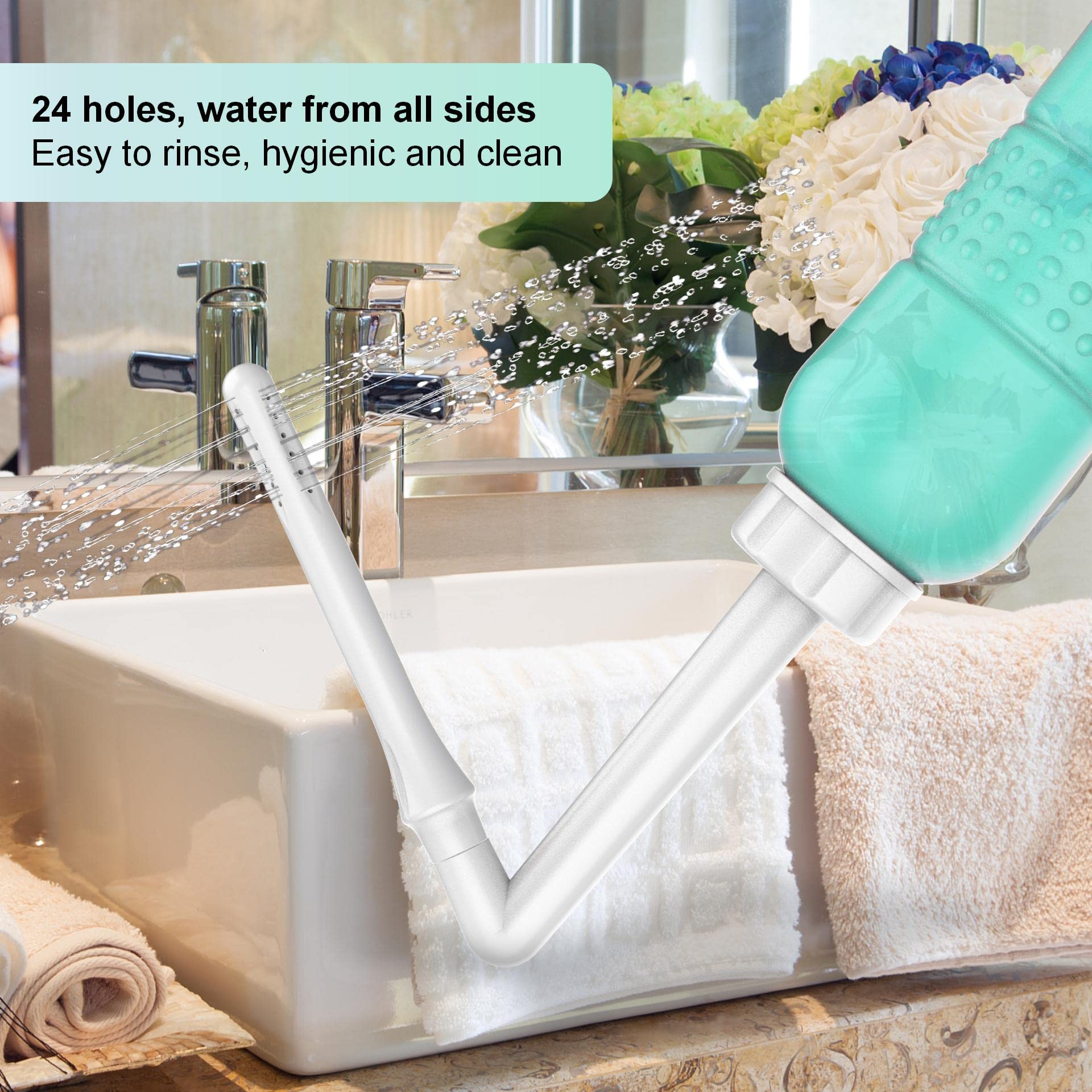 2PCS Vaginal irrigation Intimate Wash for Women,Portable Bidet Travel Bidets,Peri Bottle TONELIFE uk supplements