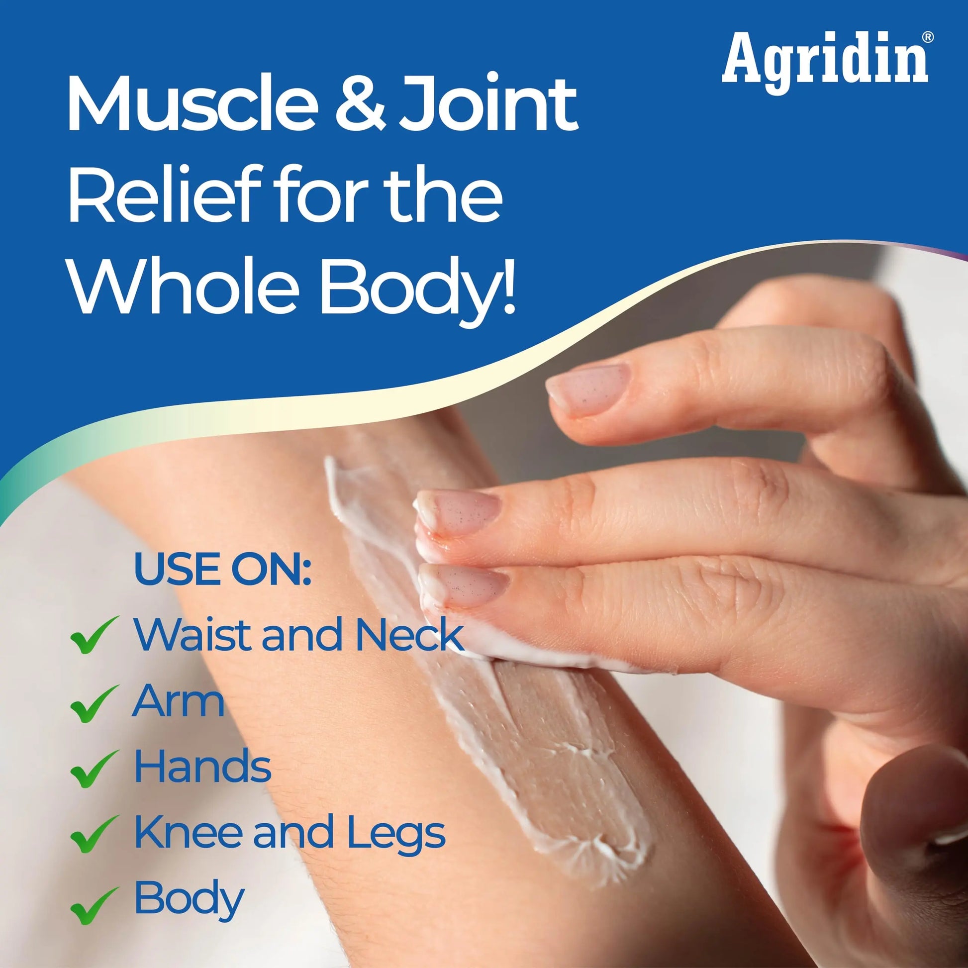 Agridin Arnica Pain Relief Cream for Joint & Muscle – Extra Strength Fast-Acting Formula – Targets Back, Knee, Neck, Hand, Foot Aches – Natural Massage Cream for Inflammation & Bruises Agridin uk supplements