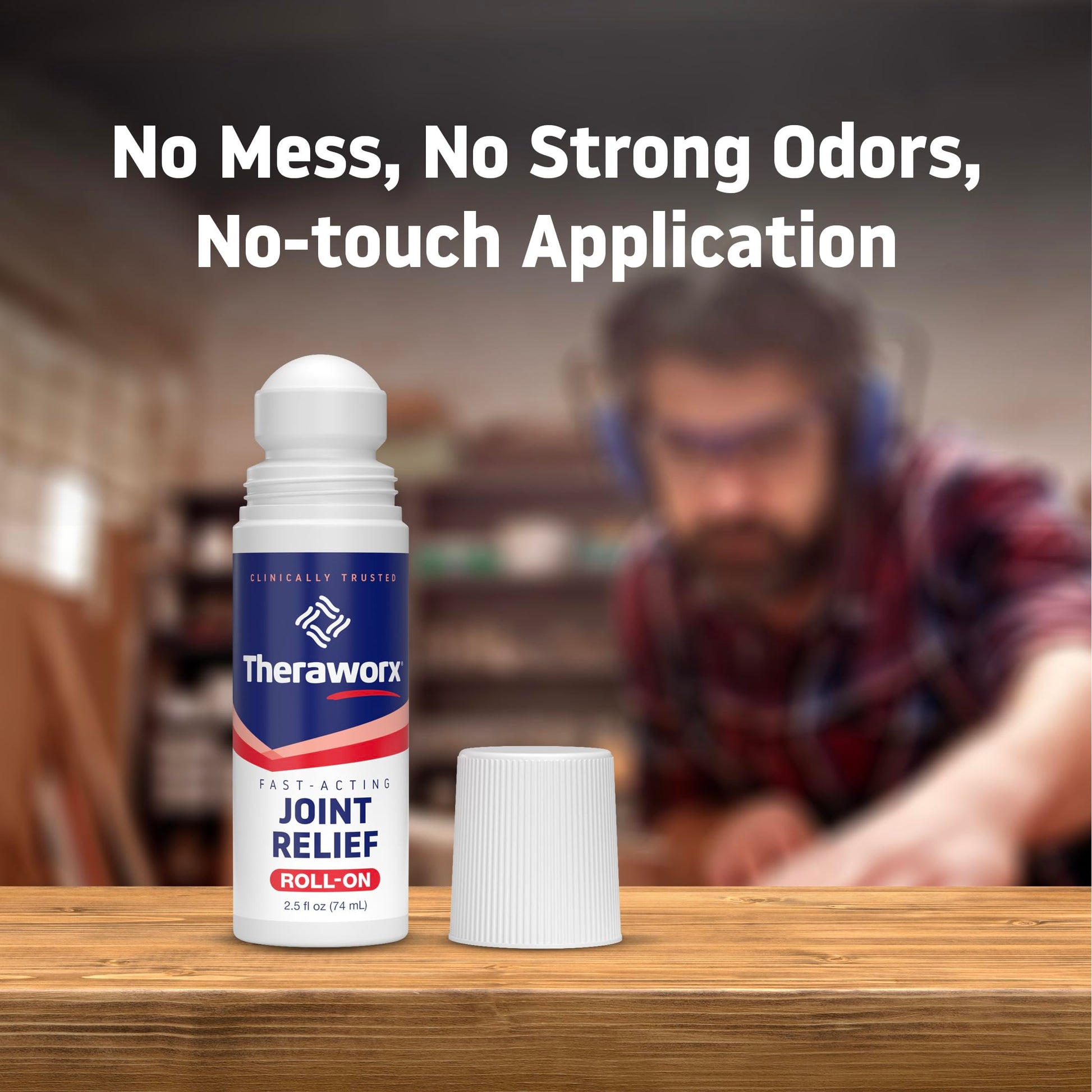 Theraworx Fast-Acting Joint Relief Roll-On Joint Discomfort & Inflammation Relief - 2.5 Oz - 2 Count Theraworx uk supplements