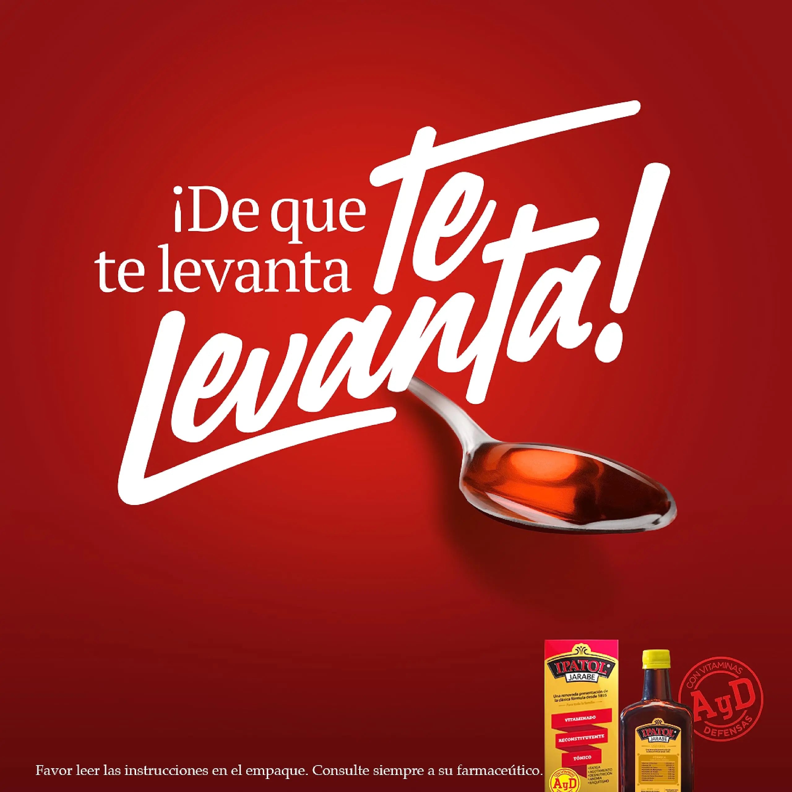 Ipatol, Multivitamin Supplement, Since 1895. Vitamin A, D, Calcium, Iron, Manganese, Sodium, Potassium. Suplemento multivitaminico, Desde 1895 Ipatol uk supplements