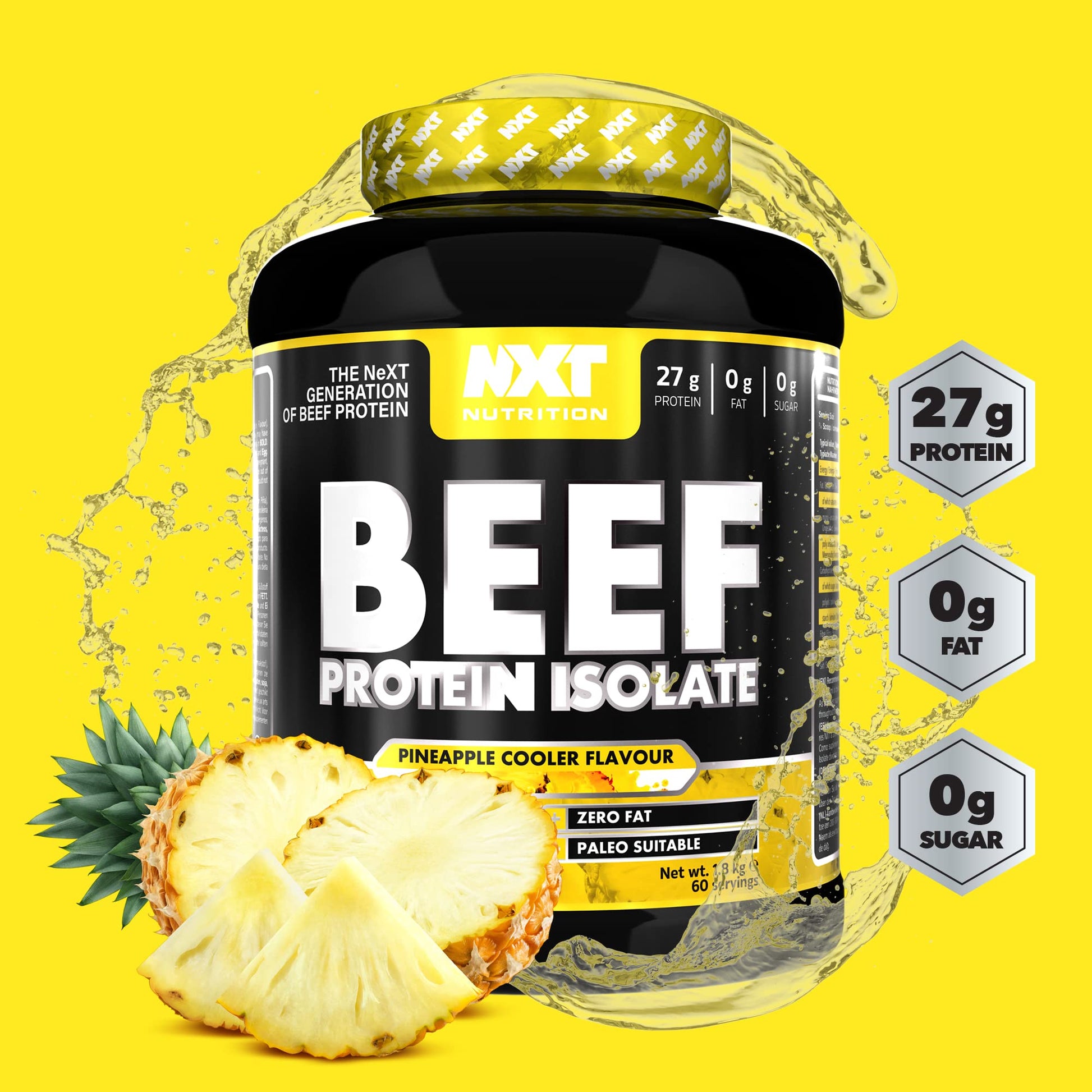 NXT Nutrition Beef Protein Isolate Powder - Protein Powder High in Natural Amino Acids NXT Nutrition uk supplements