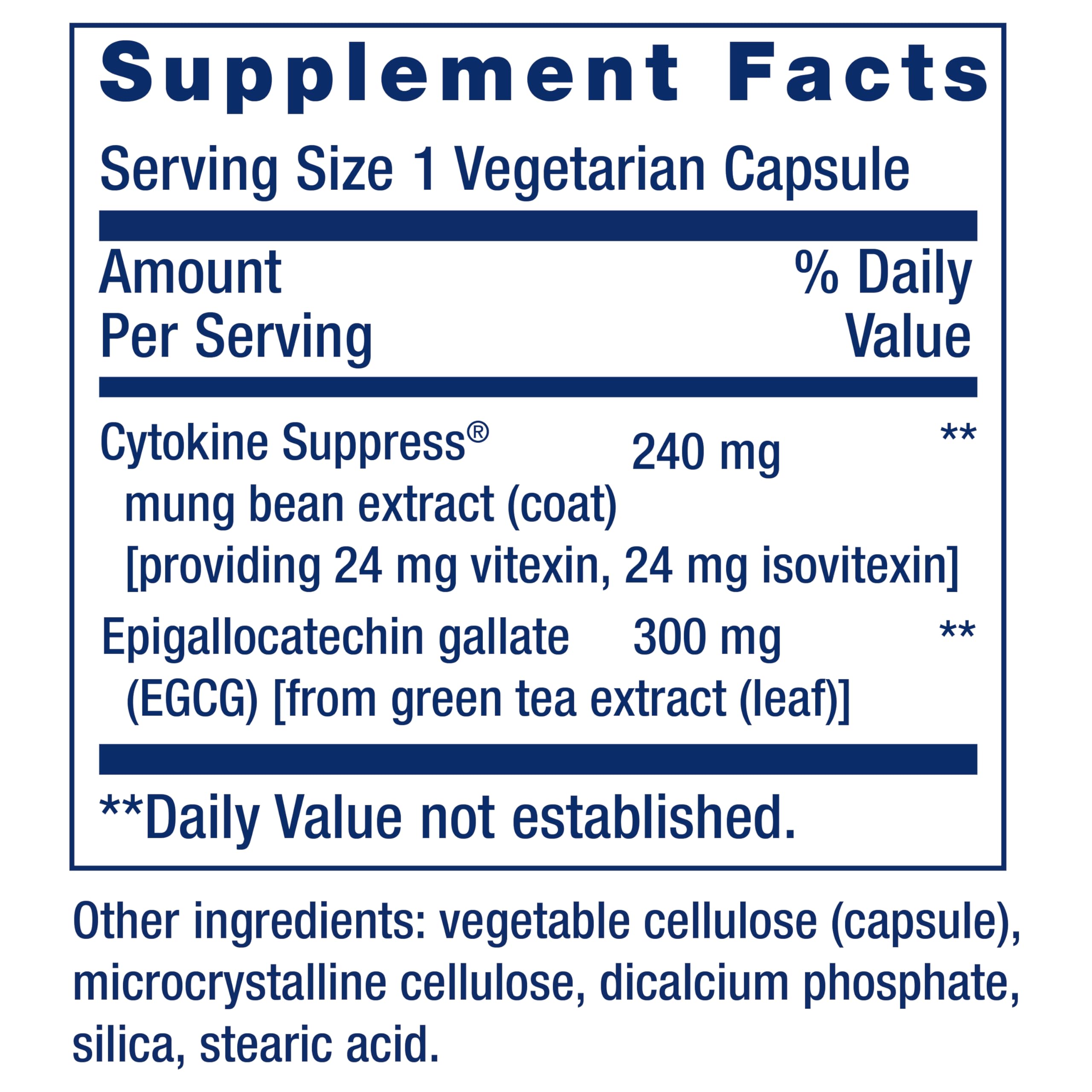 Life Extension Cytokine Suppress with EGCG, 30 Count Life Extension uk supplements