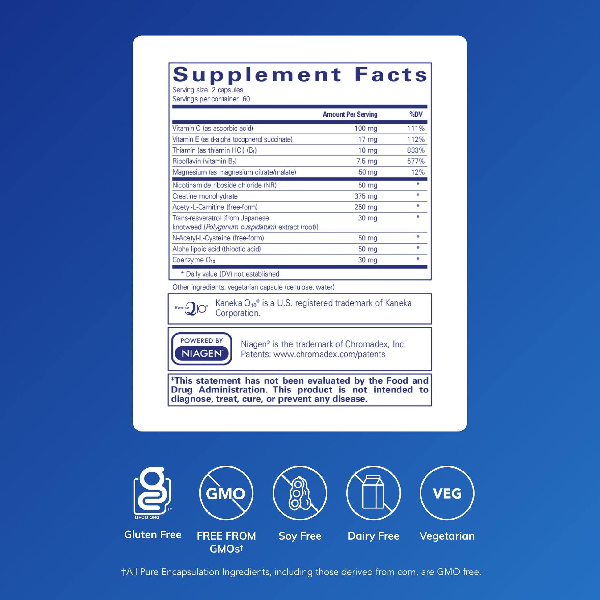 Pure Encapsulations Mitochondria-ATP - Mitochondrial Support - ATP Production Aid* - with Vitamin C, Vitamin E & Thiamin - Antioxidant Support - 120 Capsules Pure Encapsulations uk supplements